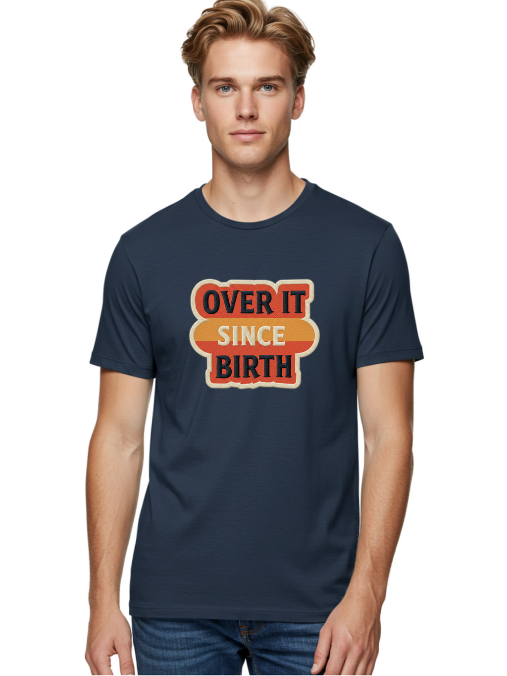 Over-It-Since-Birth-2 Men'S Graphic Tee, 100% Cotton, Comfortable Casual Summer Wear, Machine Washable, Vintage Camera, Old Camera, Antique Camera, Black Camera, Classic Photography, Photography Equipment, Nostalgic Device, Film Camera, Bao716