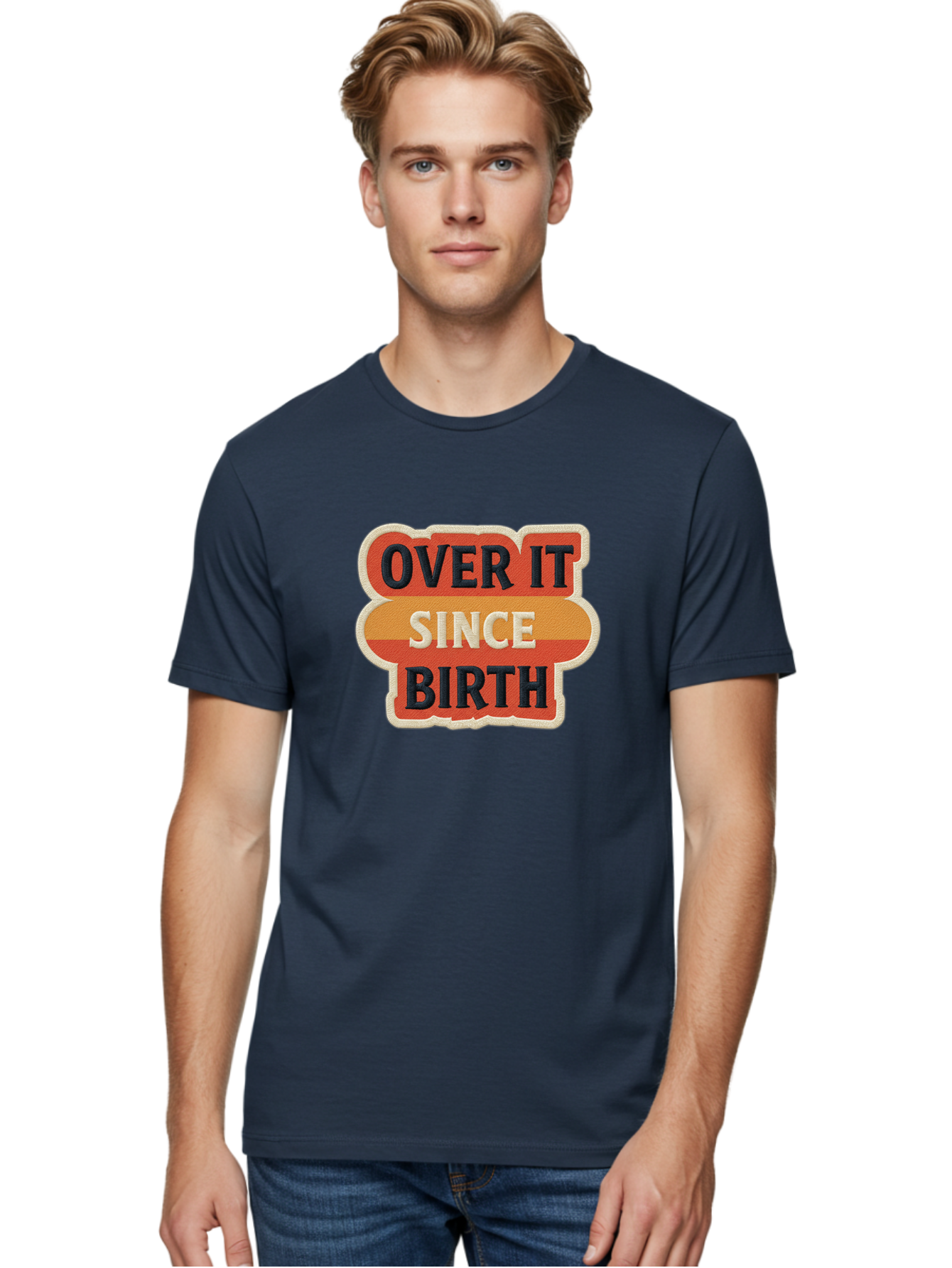 Over-It-Since-Birth-2 Men'S Graphic Tee, 100% Cotton, Comfortable Casual Summer Wear, Machine Washable, Vintage Camera, Old Camera, Antique Camera, Black Camera, Classic Photography, Photography Equipment, Nostalgic Device, Film Camera, Bao716
