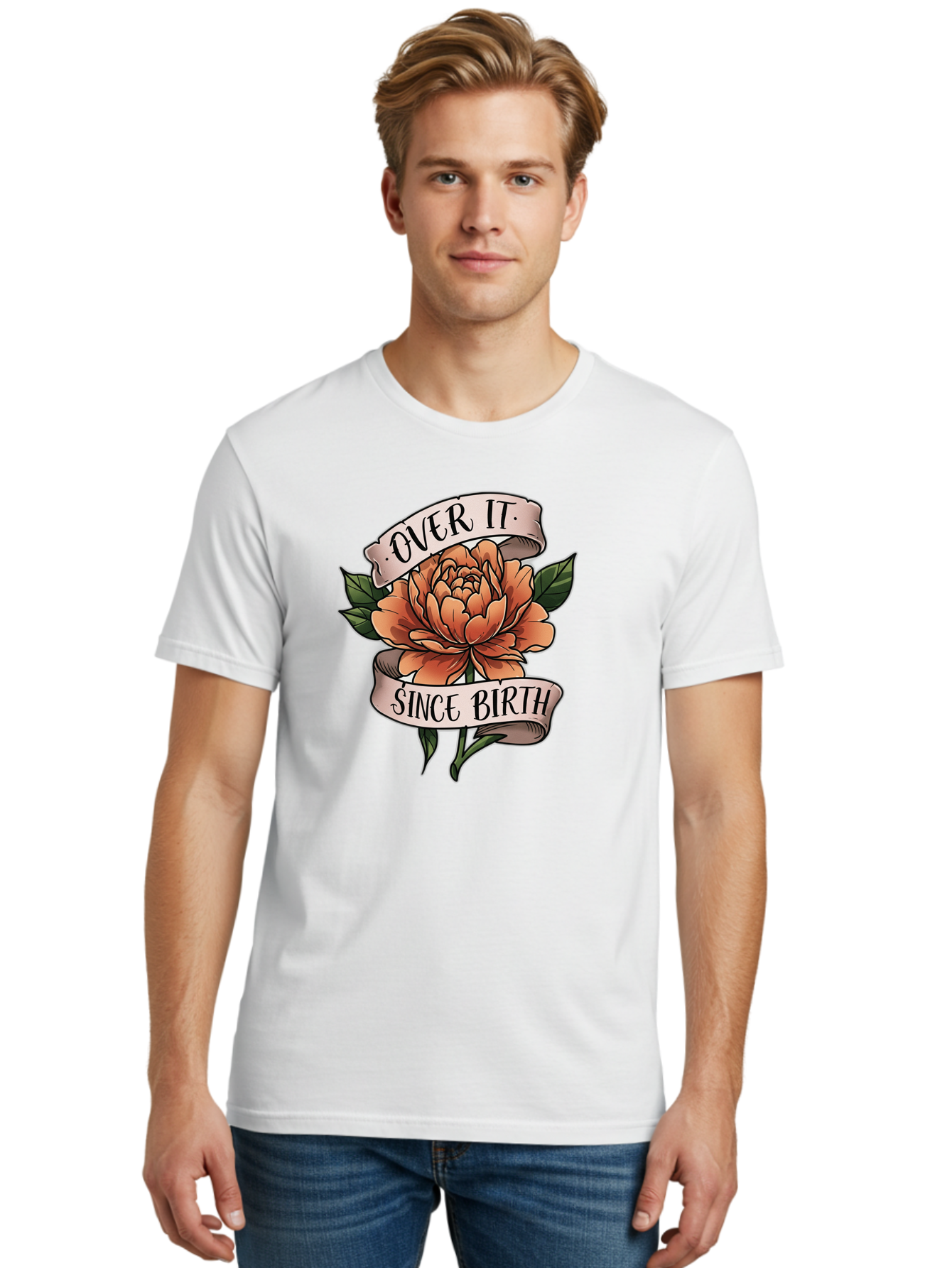 Over-It-Since-Birth-3 Men'S Graphic Tee, 100% Cotton, Comfortable Casual Summer Wear, Machine Washable, Vintage Camera, Old Camera, Antique Camera, Black Camera, Classic Photography, Photography Equipment, Nostalgic Device, Film Camera, Bao717