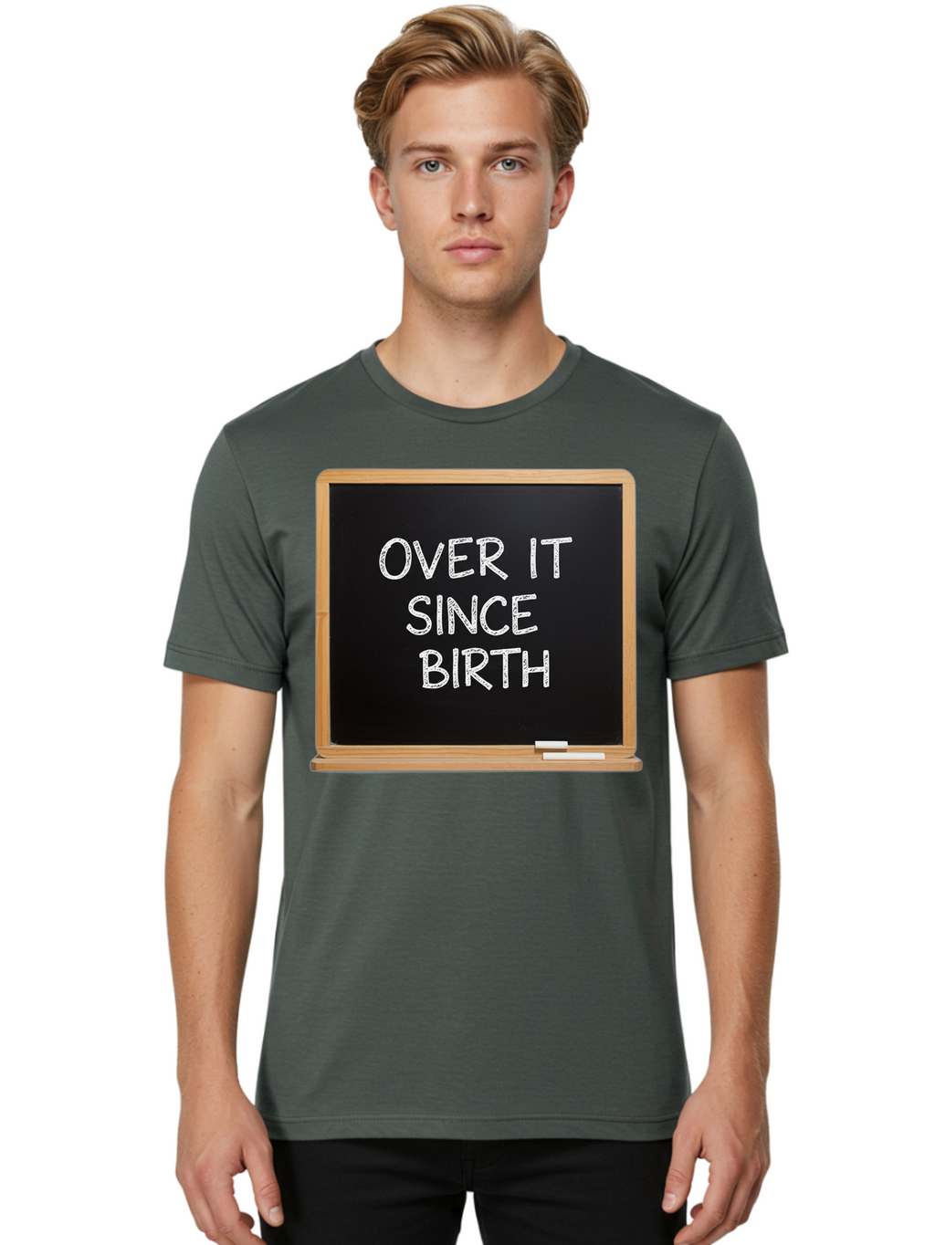 Over-It-Since-Birth-4 Men'S Graphic Tee, 100% Cotton, Comfortable Casual Summer Wear, Machine Washable, Vintage Camera, Old Camera, Antique Camera, Black Camera, Classic Photography, Photography Equipment, Nostalgic Device, Film Camera, Bao718