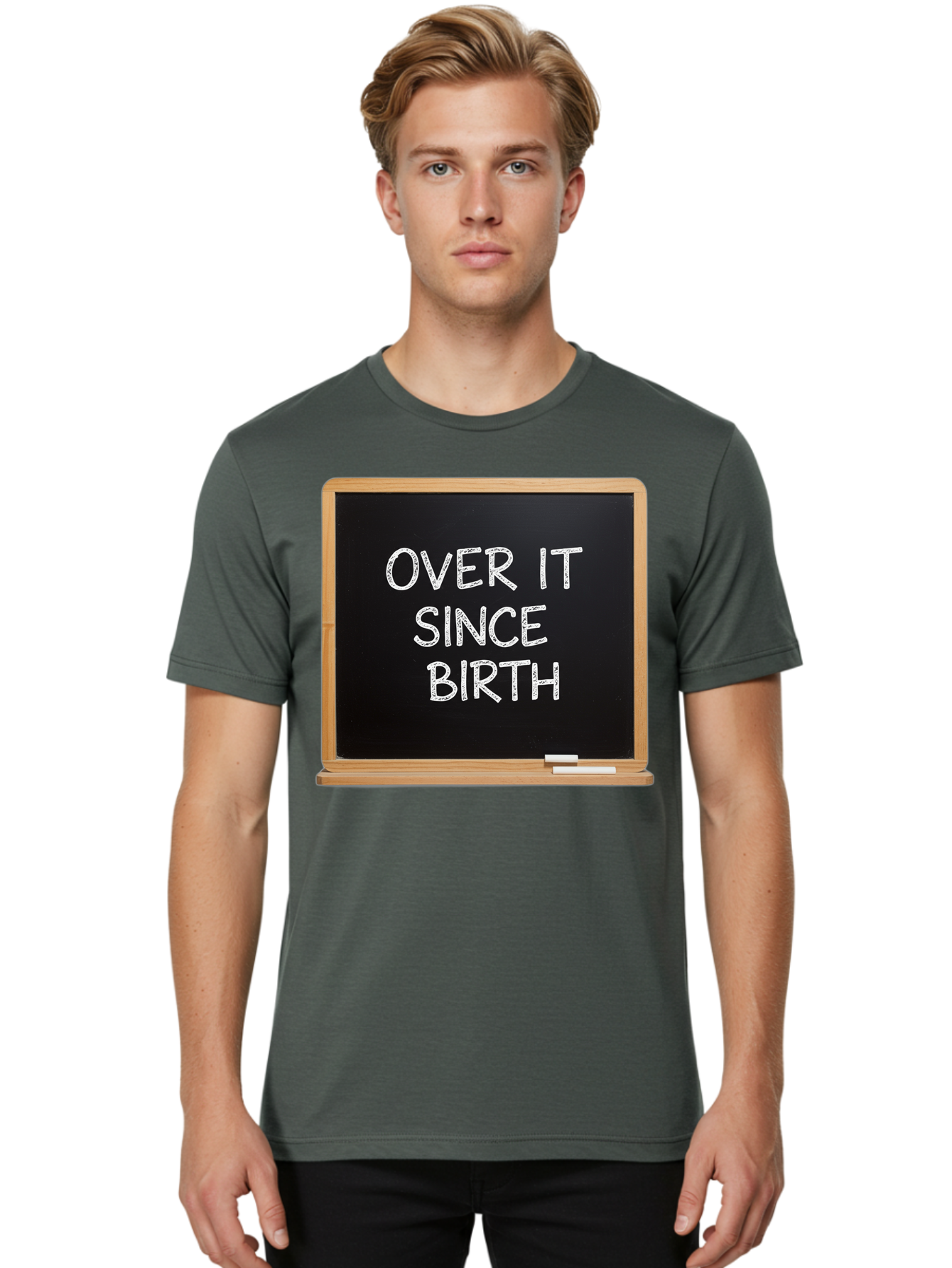 Over-It-Since-Birth-4 Men'S Graphic Tee, 100% Cotton, Comfortable Casual Summer Wear, Machine Washable, Vintage Camera, Old Camera, Antique Camera, Black Camera, Classic Photography, Photography Equipment, Nostalgic Device, Film Camera, Bao718