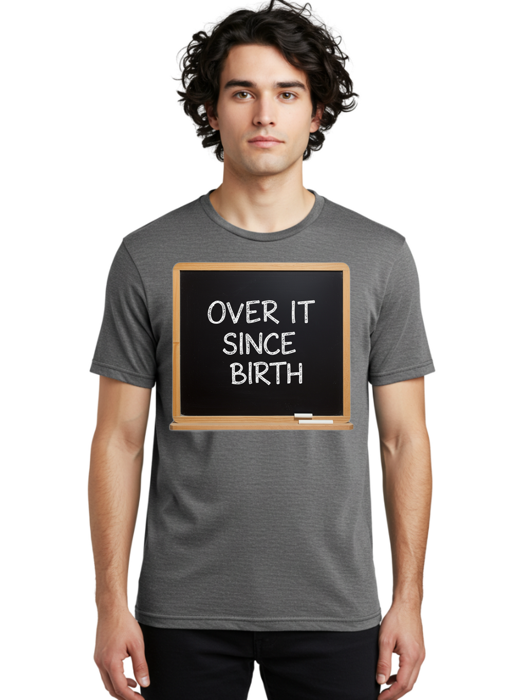 Over-It-Since-Birth-4 Men'S Graphic Tee, 100% Cotton, Comfortable Casual Summer Wear, Machine Washable, Vintage Camera, Old Camera, Antique Camera, Black Camera, Classic Photography, Photography Equipment, Nostalgic Device, Film Camera, Bao718