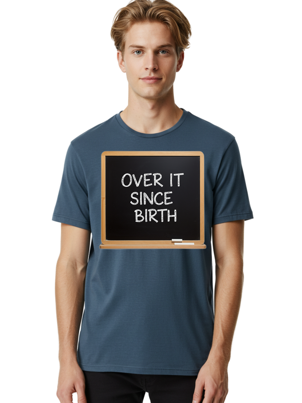 Over-It-Since-Birth-4 Men'S Graphic Tee, 100% Cotton, Comfortable Casual Summer Wear, Machine Washable, Vintage Camera, Old Camera, Antique Camera, Black Camera, Classic Photography, Photography Equipment, Nostalgic Device, Film Camera, Bao718