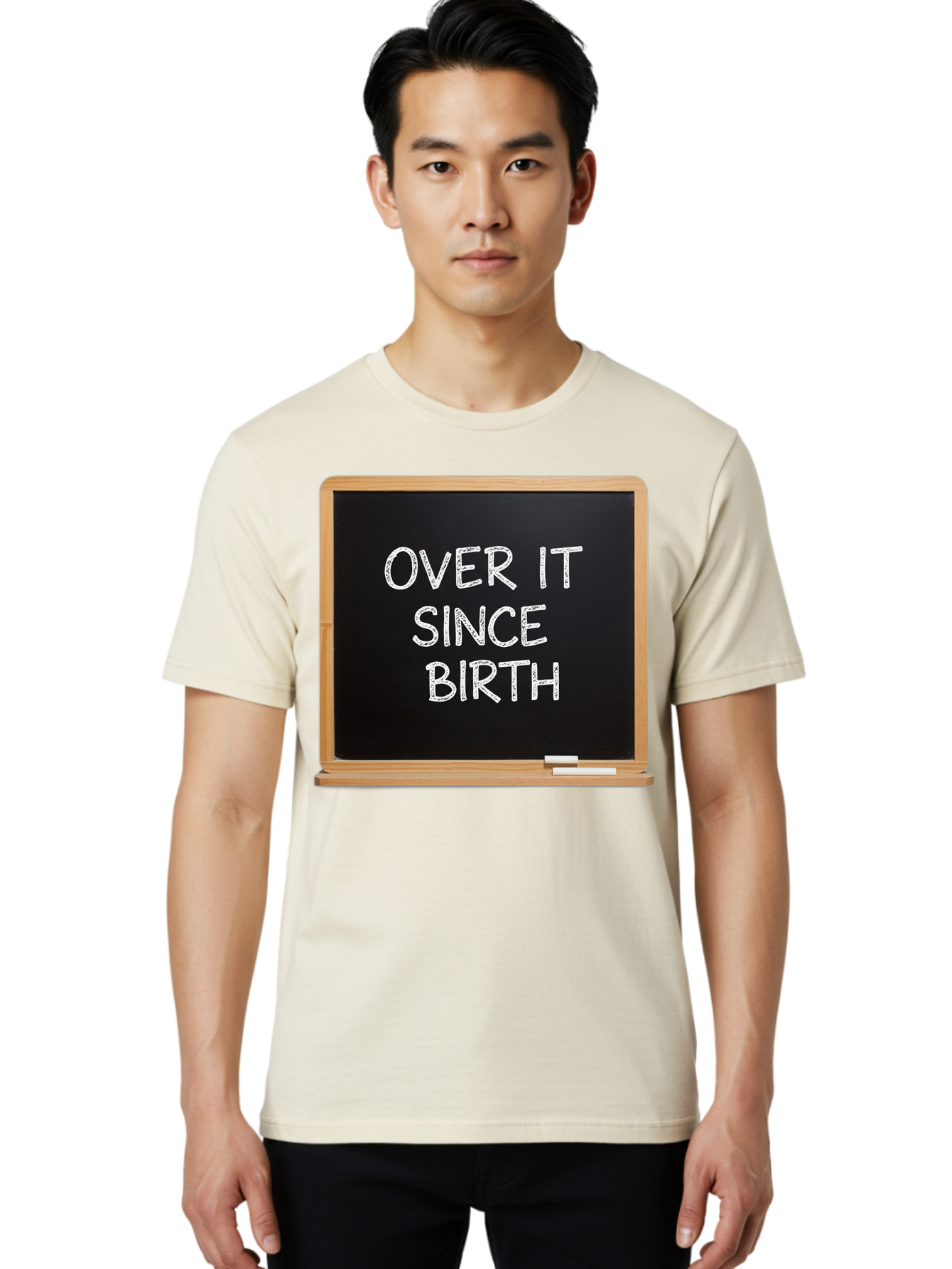 Over-It-Since-Birth-4 Men'S Graphic Tee, 100% Cotton, Comfortable Casual Summer Wear, Machine Washable, Vintage Camera, Old Camera, Antique Camera, Black Camera, Classic Photography, Photography Equipment, Nostalgic Device, Film Camera, Bao718