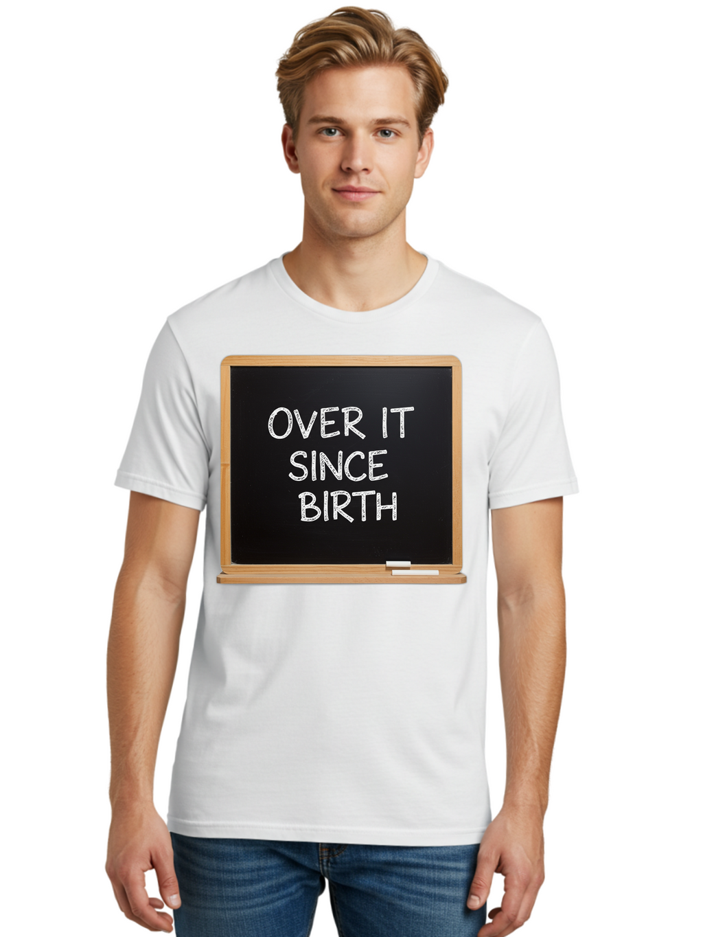 Over-It-Since-Birth-4 Men'S Graphic Tee, 100% Cotton, Comfortable Casual Summer Wear, Machine Washable, Vintage Camera, Old Camera, Antique Camera, Black Camera, Classic Photography, Photography Equipment, Nostalgic Device, Film Camera, Bao718