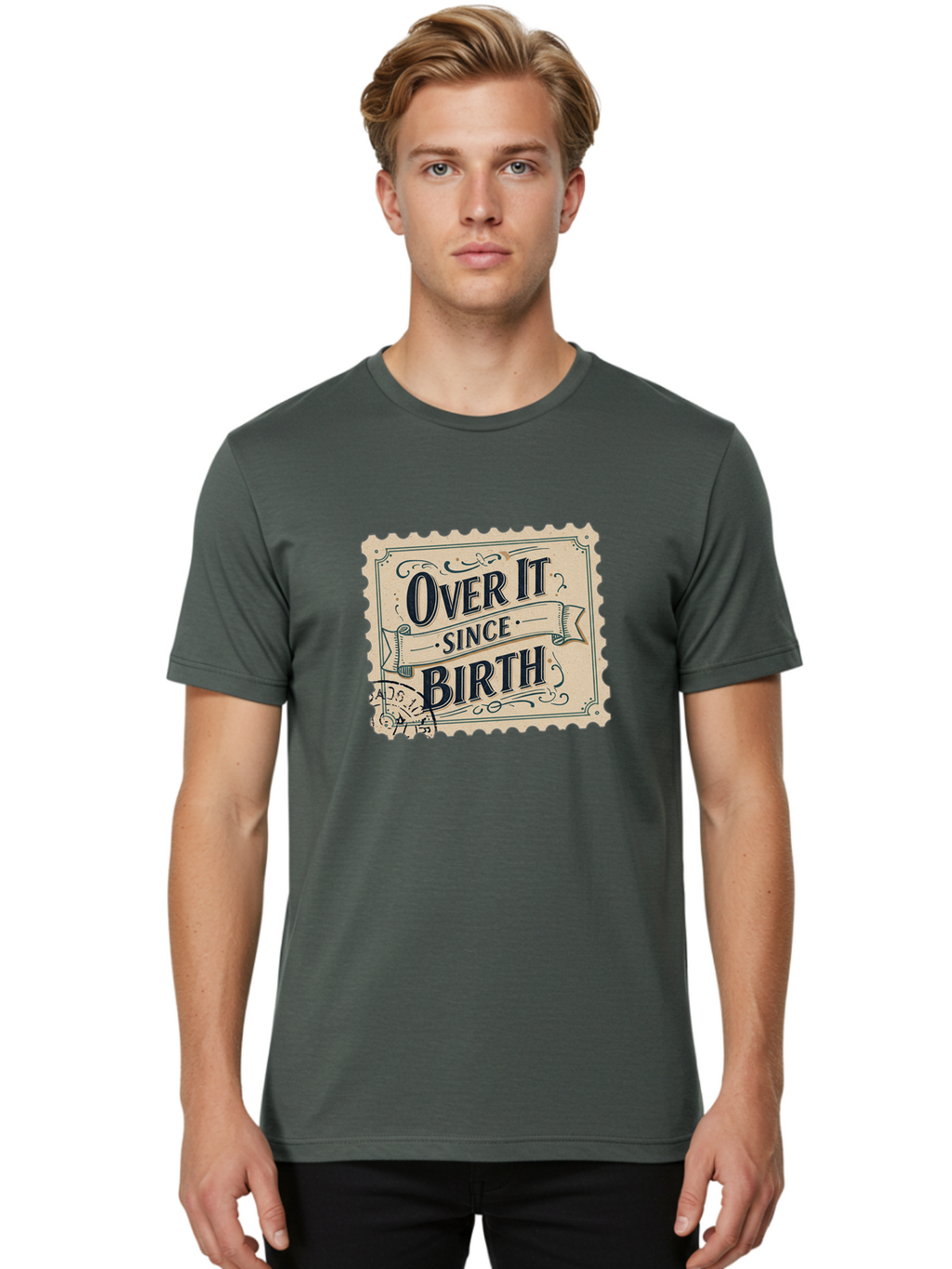 Over-It-Since-Birth Men'S Graphic Tee, 100% Cotton, Comfortable Casual Summer Wear, Machine Washable, Vintage Camera, Old Camera, Antique Camera, Black Camera, Classic Photography, Photography Equipment, Nostalgic Device, Film Camera, Bao720