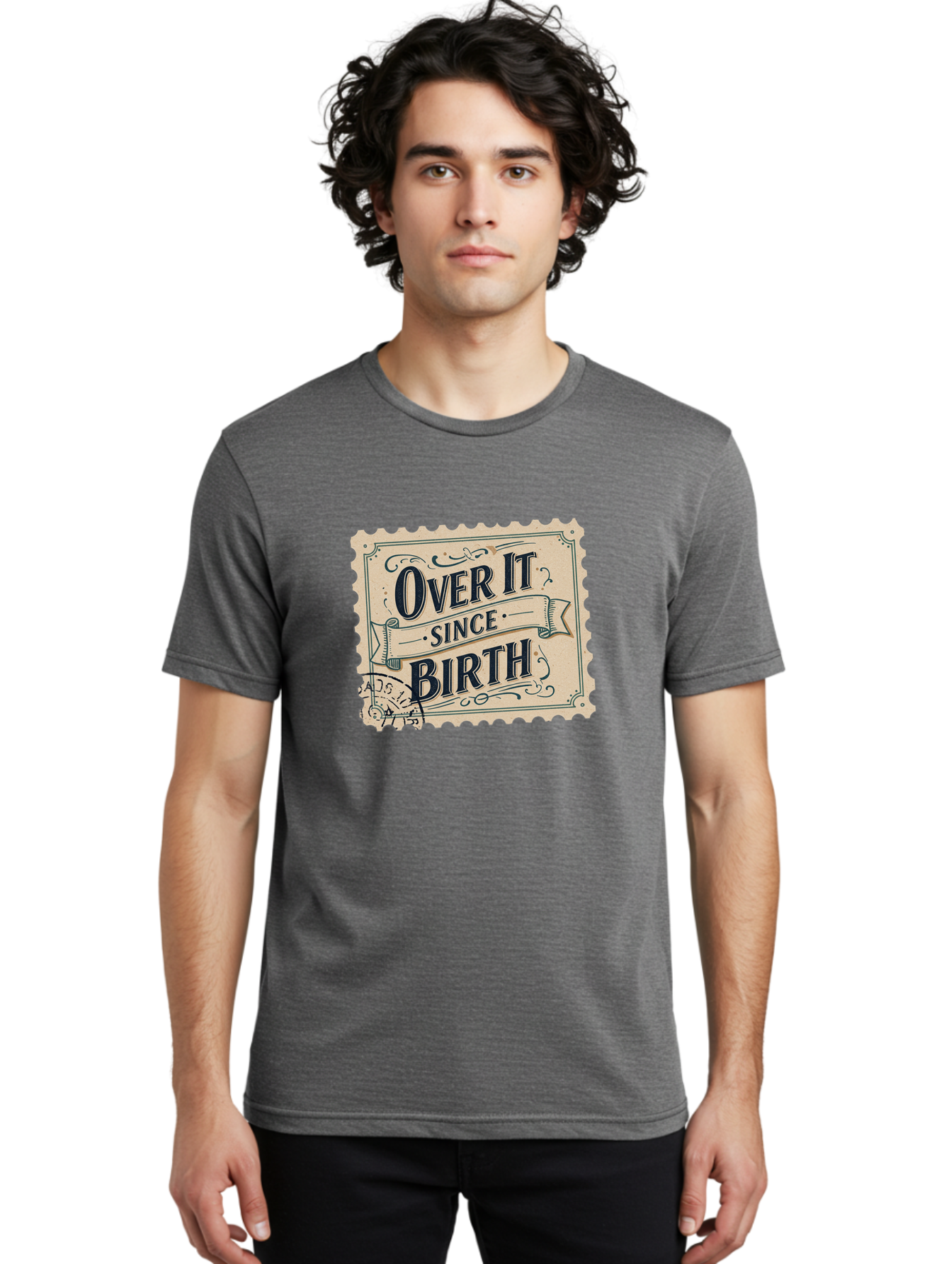 Over-It-Since-Birth Men'S Graphic Tee, 100% Cotton, Comfortable Casual Summer Wear, Machine Washable, Vintage Camera, Old Camera, Antique Camera, Black Camera, Classic Photography, Photography Equipment, Nostalgic Device, Film Camera, Bao720