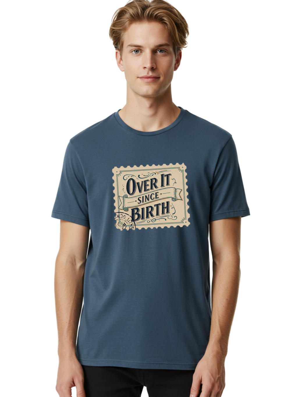 Over-It-Since-Birth Men'S Graphic Tee, 100% Cotton, Comfortable Casual Summer Wear, Machine Washable, Vintage Camera, Old Camera, Antique Camera, Black Camera, Classic Photography, Photography Equipment, Nostalgic Device, Film Camera, Bao720