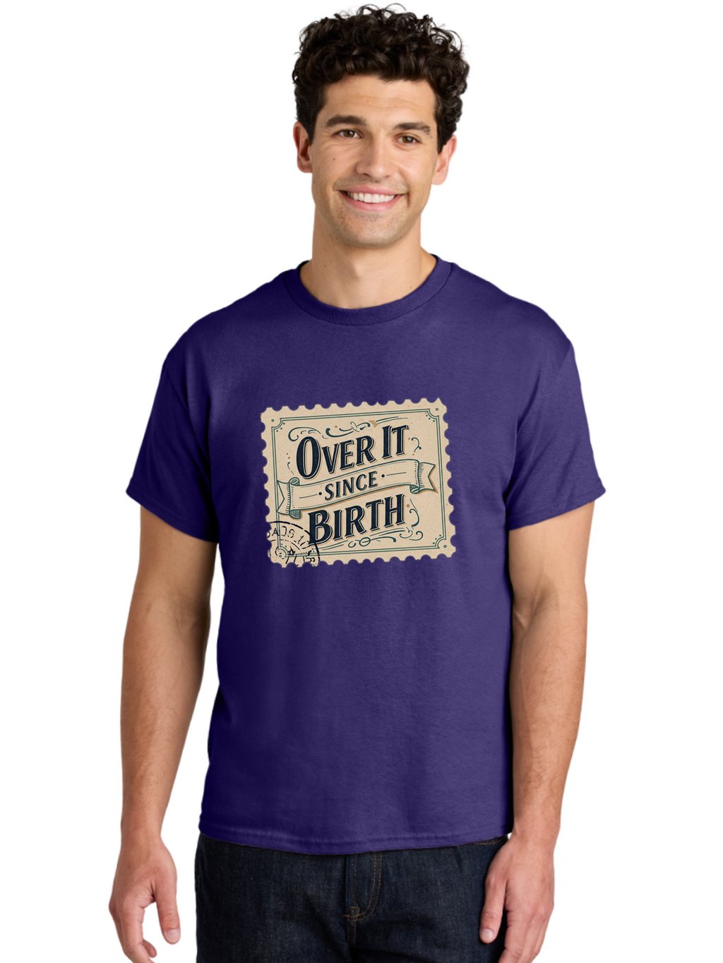 Over-It-Since-Birth Men'S Graphic Tee, 100% Cotton, Comfortable Casual Summer Wear, Machine Washable, Vintage Camera, Old Camera, Antique Camera, Black Camera, Classic Photography, Photography Equipment, Nostalgic Device, Film Camera, Bao720