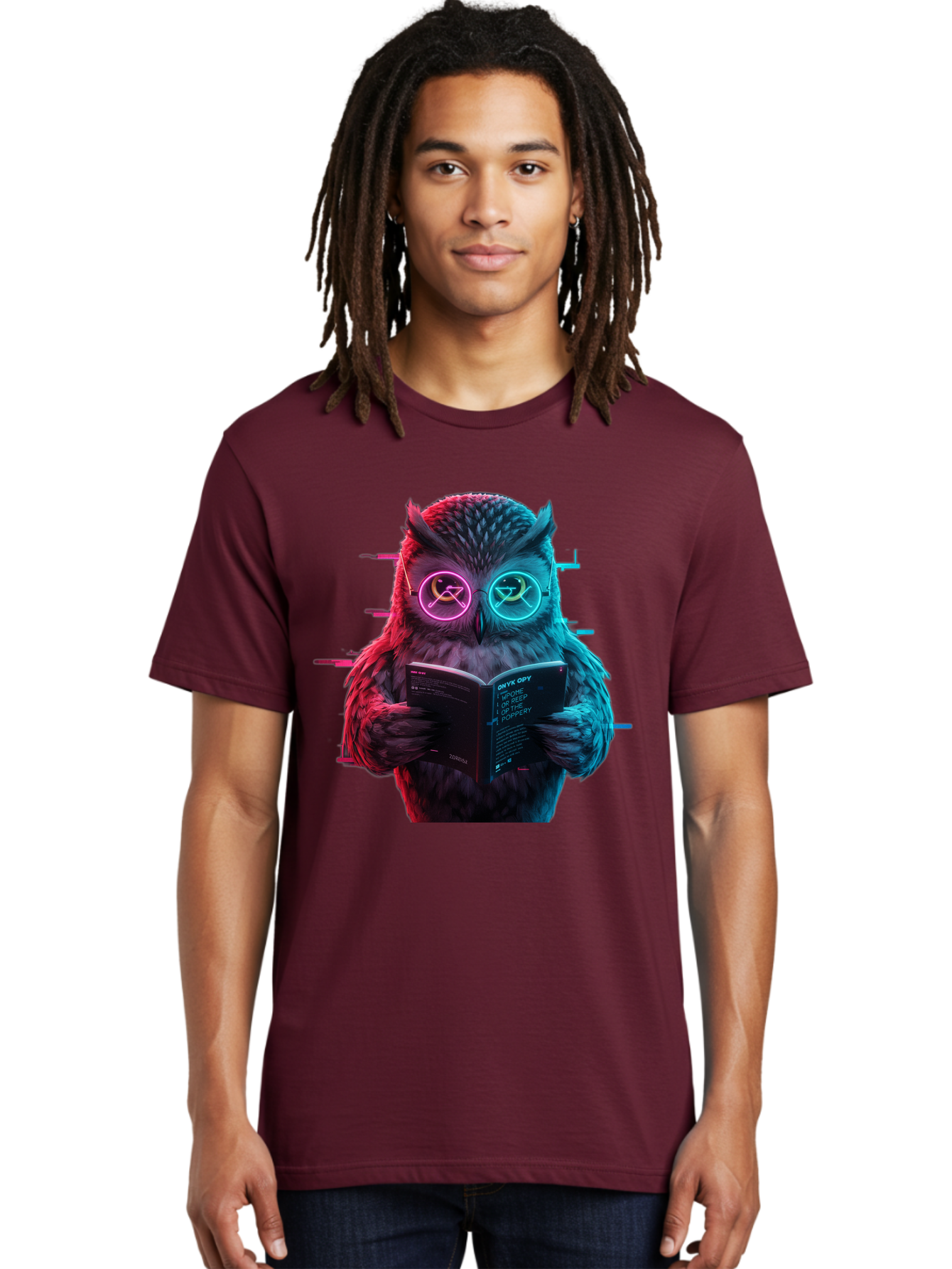 Owl-Reading-1 Men'S Graphic Tee, 100% Cotton, Comfortable Casual Summer Wear, Machine Washable, Vintage Camera, Old Camera, Antique Camera, Black Camera, Classic Photography, Photography Equipment, Nostalgic Device, Film Camera, Camera Art Bao722