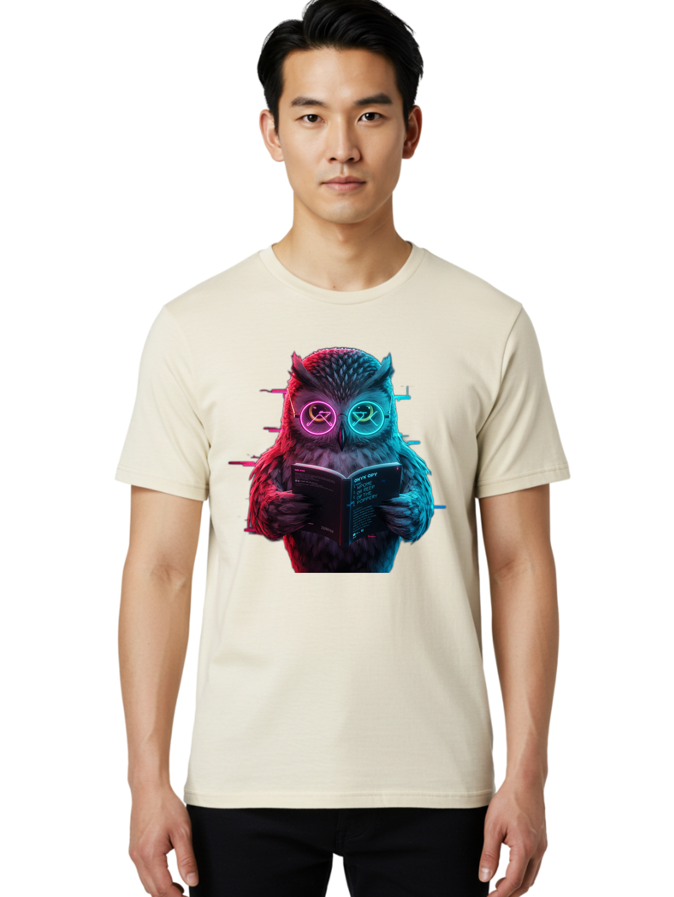 Owl-Reading-1 Men'S Graphic Tee, 100% Cotton, Comfortable Casual Summer Wear, Machine Washable, Vintage Camera, Old Camera, Antique Camera, Black Camera, Classic Photography, Photography Equipment, Nostalgic Device, Film Camera, Camera Art Bao722