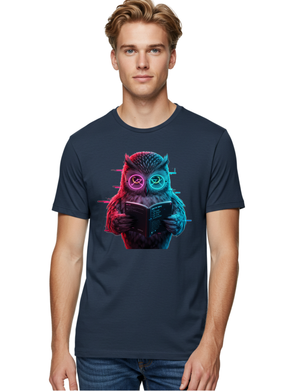 Owl-Reading-1 Men'S Graphic Tee, 100% Cotton, Comfortable Casual Summer Wear, Machine Washable, Vintage Camera, Old Camera, Antique Camera, Black Camera, Classic Photography, Photography Equipment, Nostalgic Device, Film Camera, Camera Art Bao722
