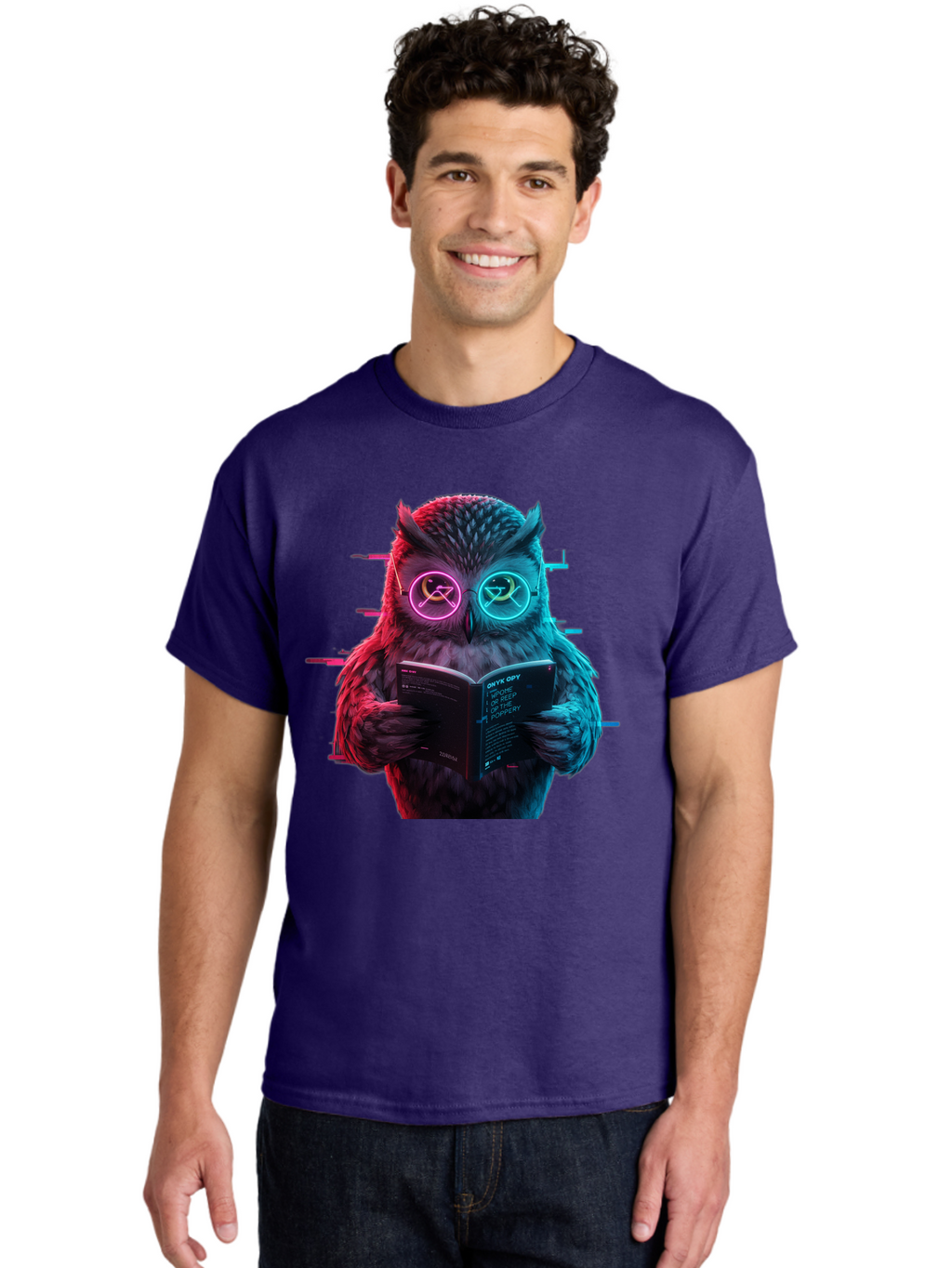 Owl-Reading-1 Men'S Graphic Tee, 100% Cotton, Comfortable Casual Summer Wear, Machine Washable, Vintage Camera, Old Camera, Antique Camera, Black Camera, Classic Photography, Photography Equipment, Nostalgic Device, Film Camera, Camera Art Bao722