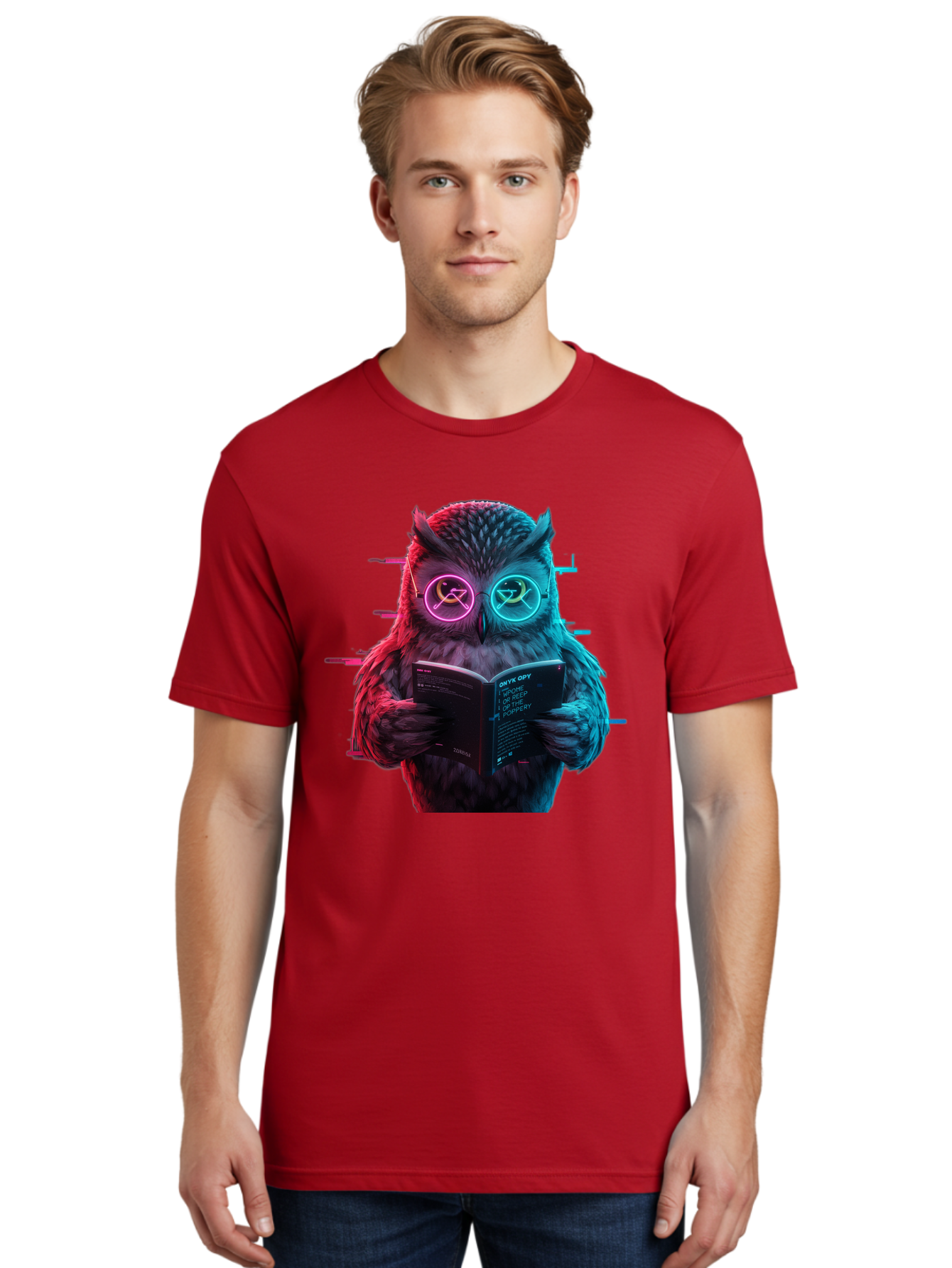 Owl-Reading-1 Men'S Graphic Tee, 100% Cotton, Comfortable Casual Summer Wear, Machine Washable, Vintage Camera, Old Camera, Antique Camera, Black Camera, Classic Photography, Photography Equipment, Nostalgic Device, Film Camera, Camera Art Bao722