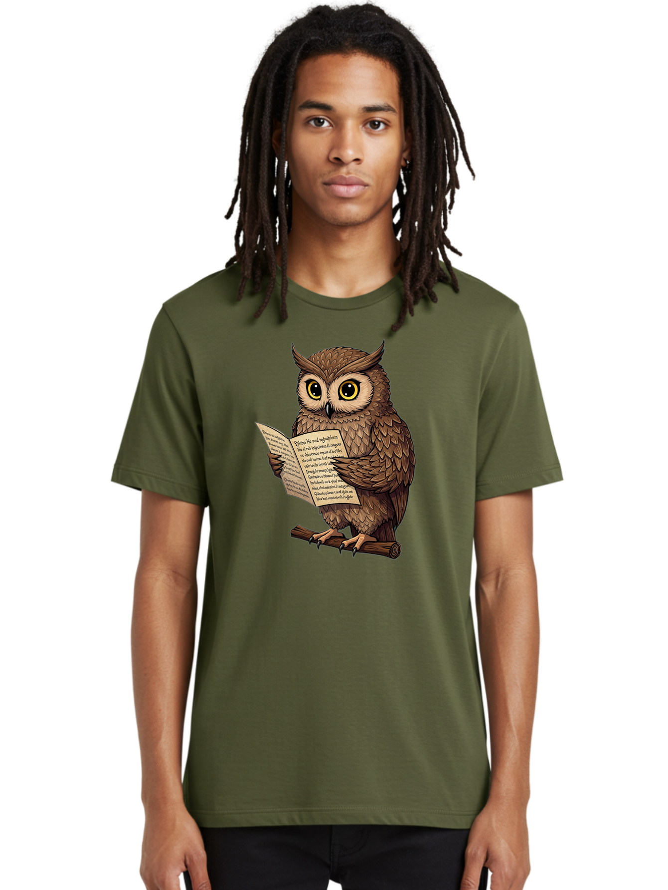 Owl-Reading-2 Men'S Graphic Tee, 100% Cotton, Comfortable Casual Summer Wear, Machine Washable, Vintage Camera, Old Camera, Antique Camera, Black Camera, Classic Photography, Photography Equipment, Nostalgic Device, Film Camera, Camera Art Bao723