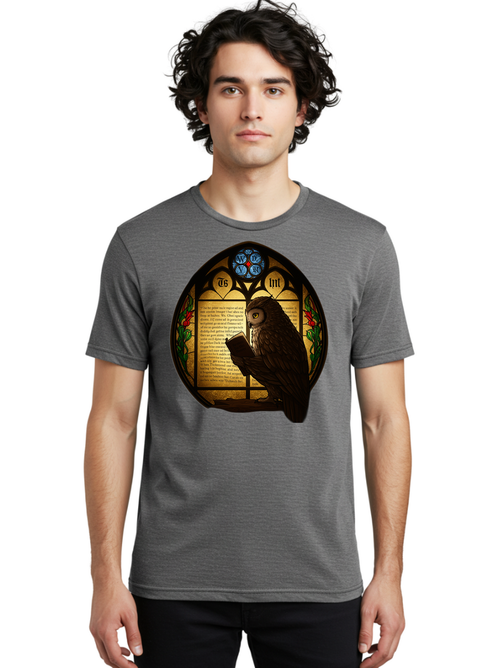 Owl-Reading-3 Men'S Graphic Tee, 100% Cotton, Comfortable Casual Summer Wear, Machine Washable, Vintage Camera, Old Camera, Antique Camera, Black Camera, Classic Photography, Photography Equipment, Nostalgic Device, Film Camera, Camera Art Bao724