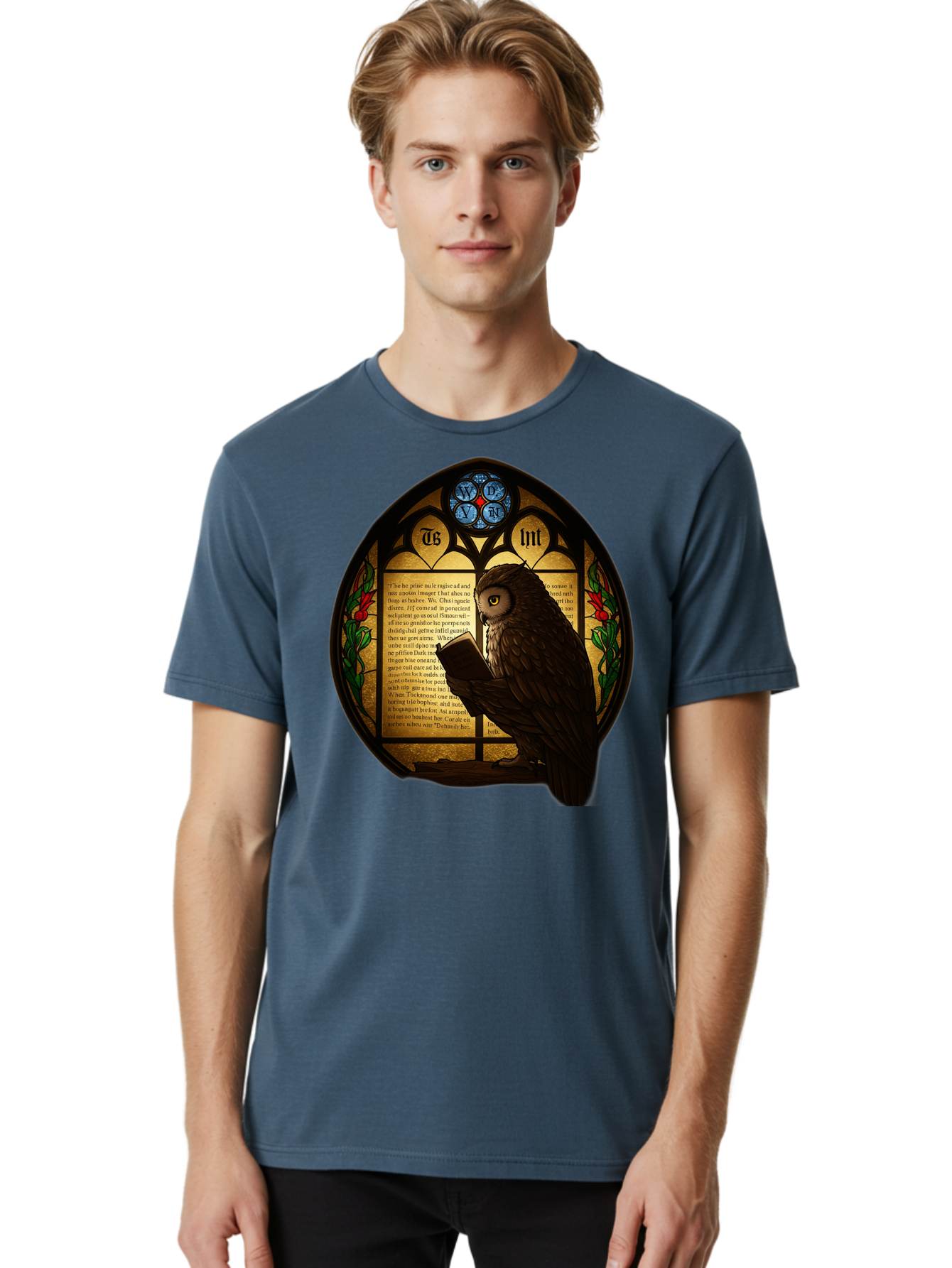 Owl-Reading-3 Men'S Graphic Tee, 100% Cotton, Comfortable Casual Summer Wear, Machine Washable, Vintage Camera, Old Camera, Antique Camera, Black Camera, Classic Photography, Photography Equipment, Nostalgic Device, Film Camera, Camera Art Bao724
