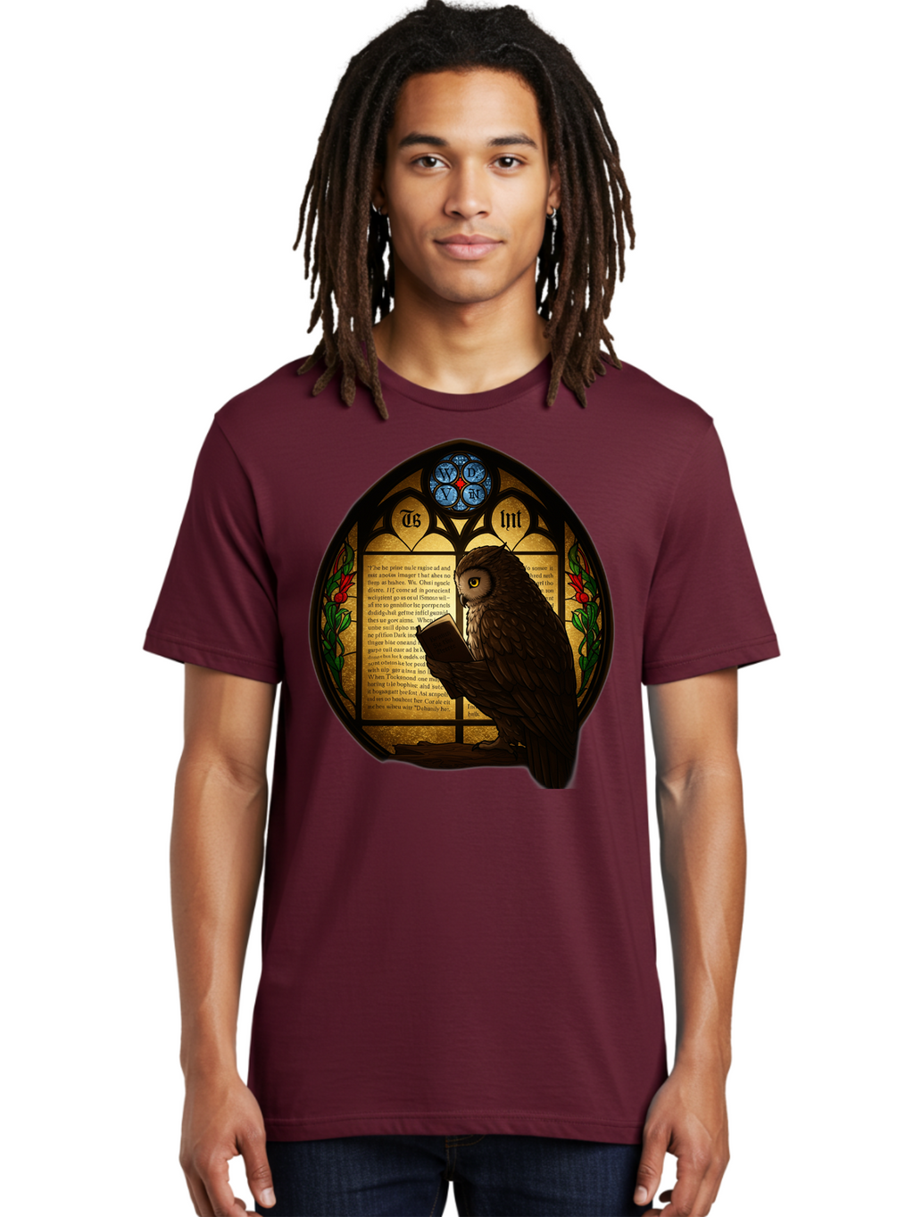 Owl-Reading-3 Men'S Graphic Tee, 100% Cotton, Comfortable Casual Summer Wear, Machine Washable, Vintage Camera, Old Camera, Antique Camera, Black Camera, Classic Photography, Photography Equipment, Nostalgic Device, Film Camera, Camera Art Bao724