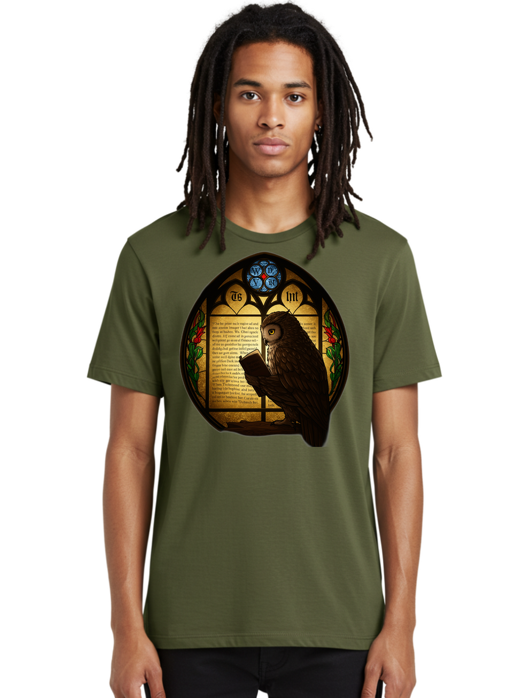Owl-Reading-3 Men'S Graphic Tee, 100% Cotton, Comfortable Casual Summer Wear, Machine Washable, Vintage Camera, Old Camera, Antique Camera, Black Camera, Classic Photography, Photography Equipment, Nostalgic Device, Film Camera, Camera Art Bao724