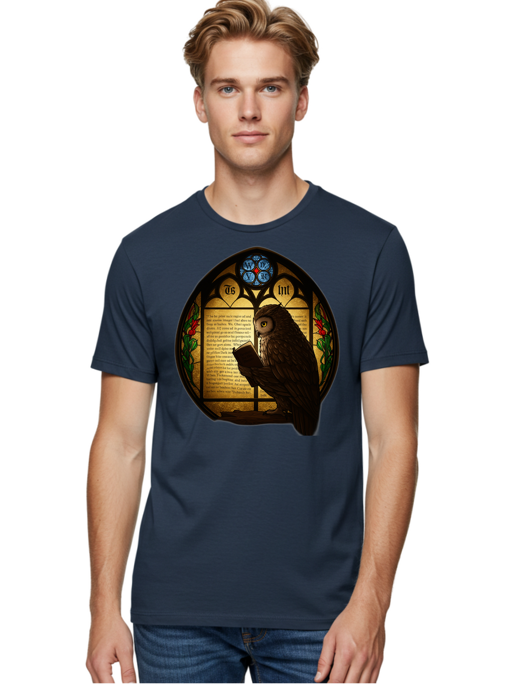 Owl-Reading-3 Men'S Graphic Tee, 100% Cotton, Comfortable Casual Summer Wear, Machine Washable, Vintage Camera, Old Camera, Antique Camera, Black Camera, Classic Photography, Photography Equipment, Nostalgic Device, Film Camera, Camera Art Bao724
