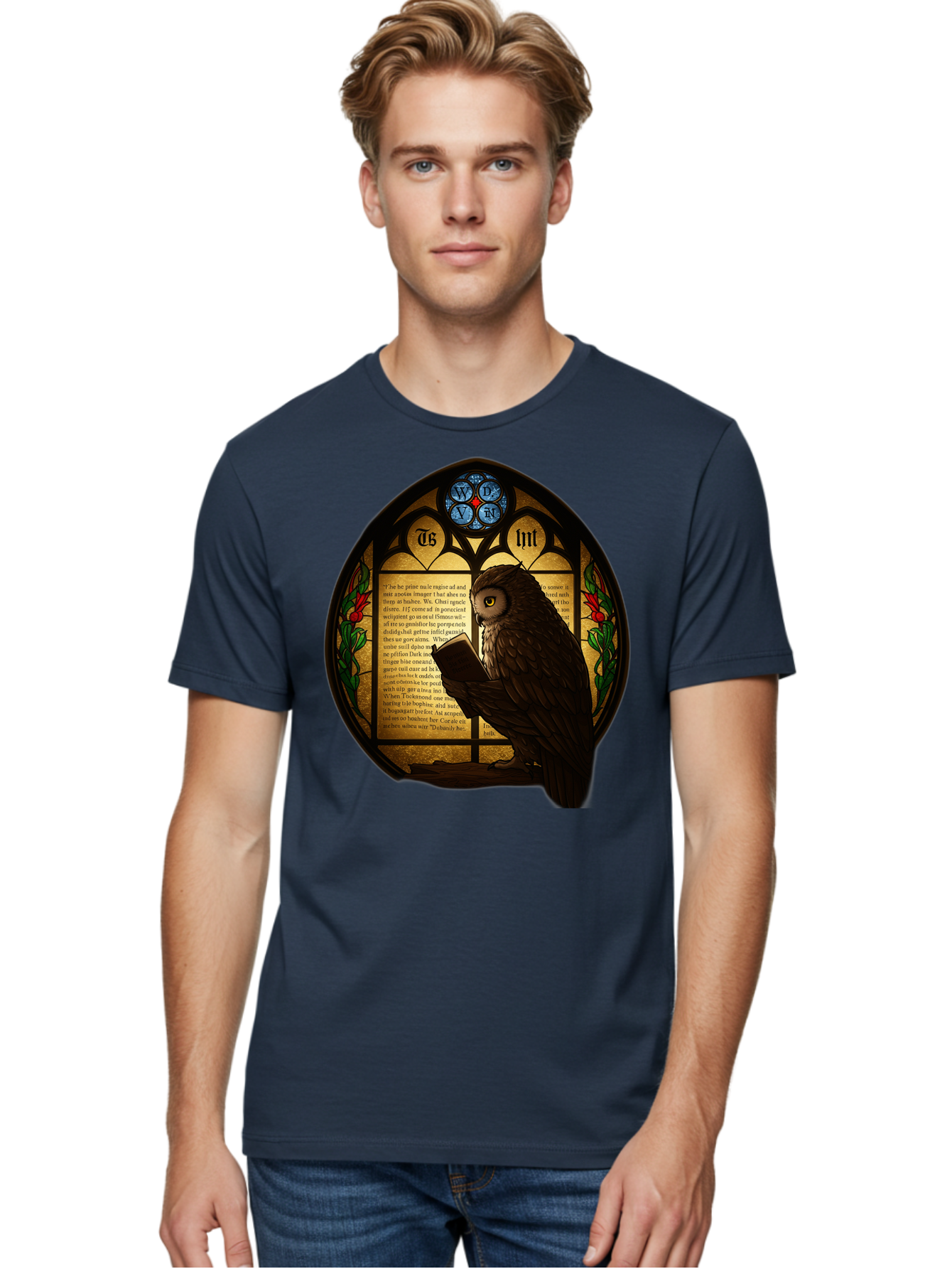 Owl-Reading-3 Men'S Graphic Tee, 100% Cotton, Comfortable Casual Summer Wear, Machine Washable, Vintage Camera, Old Camera, Antique Camera, Black Camera, Classic Photography, Photography Equipment, Nostalgic Device, Film Camera, Camera Art Bao724