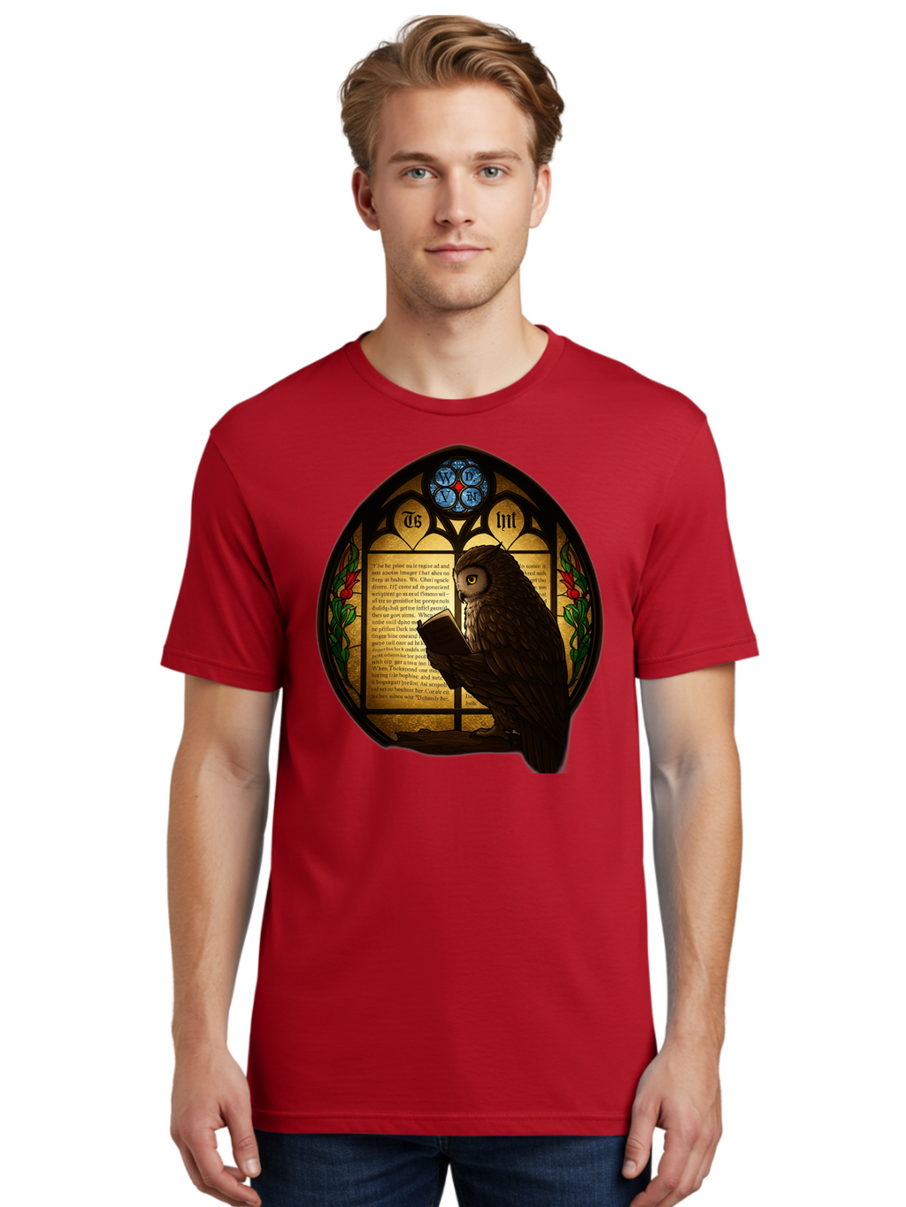 Owl-Reading-3 Men'S Graphic Tee, 100% Cotton, Comfortable Casual Summer Wear, Machine Washable, Vintage Camera, Old Camera, Antique Camera, Black Camera, Classic Photography, Photography Equipment, Nostalgic Device, Film Camera, Camera Art Bao724