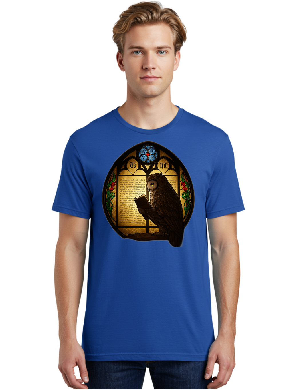 Owl-Reading-3 Men'S Graphic Tee, 100% Cotton, Comfortable Casual Summer Wear, Machine Washable, Vintage Camera, Old Camera, Antique Camera, Black Camera, Classic Photography, Photography Equipment, Nostalgic Device, Film Camera, Camera Art Bao724