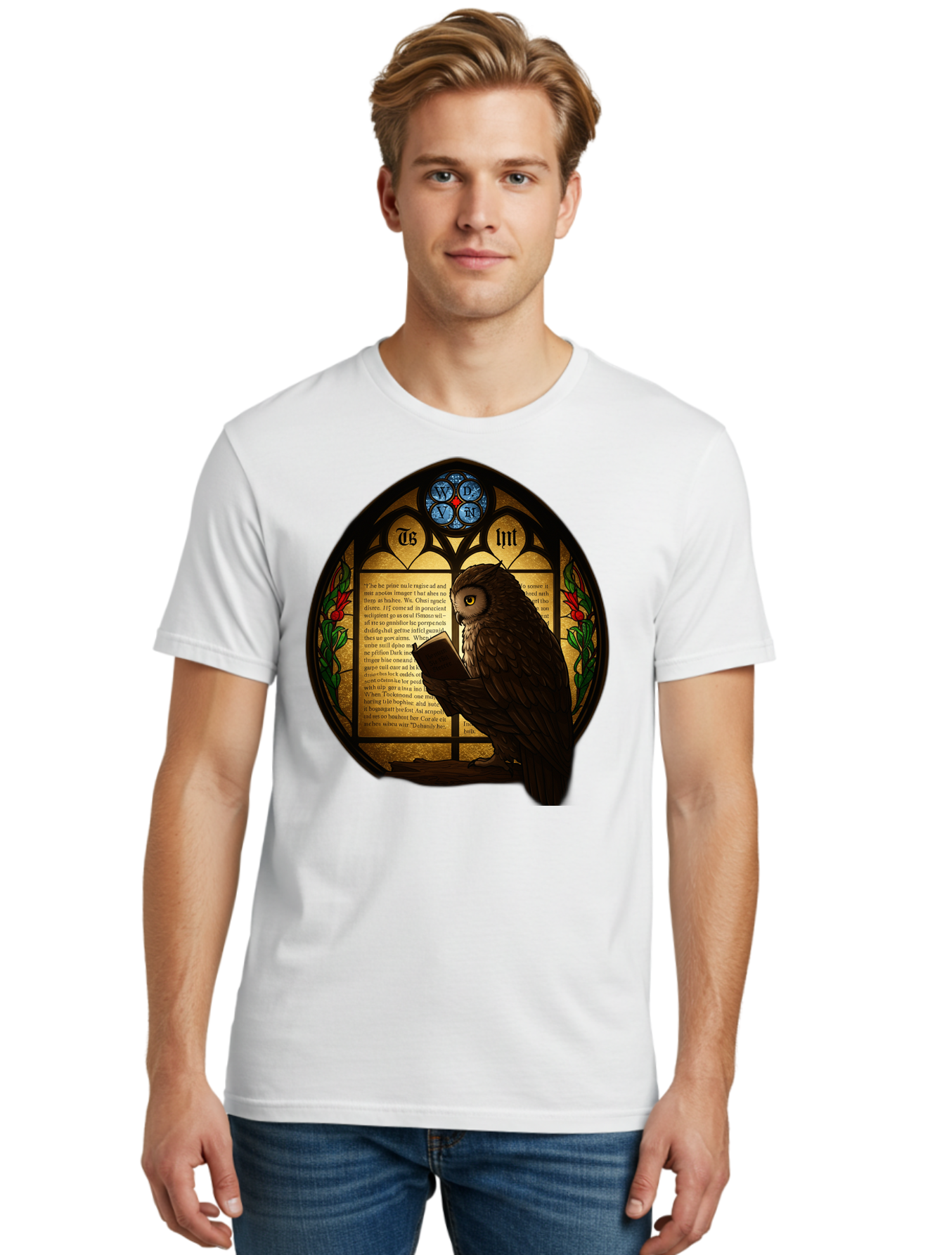 Owl-Reading-3 Men'S Graphic Tee, 100% Cotton, Comfortable Casual Summer Wear, Machine Washable, Vintage Camera, Old Camera, Antique Camera, Black Camera, Classic Photography, Photography Equipment, Nostalgic Device, Film Camera, Camera Art Bao724