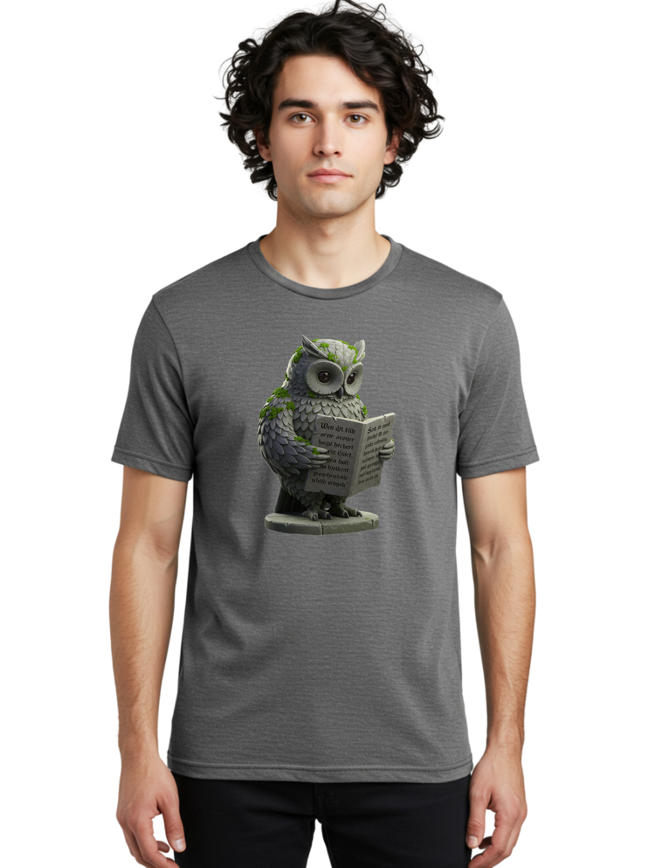 Owl-Reading-5 Men'S Graphic Tee, 100% Cotton, Comfortable Casual Summer Wear, Machine Washable, Vintage Camera, Old Camera, Antique Camera, Black Camera, Classic Photography, Photography Equipment, Nostalgic Device, Film Camera, Camera Art Bao726