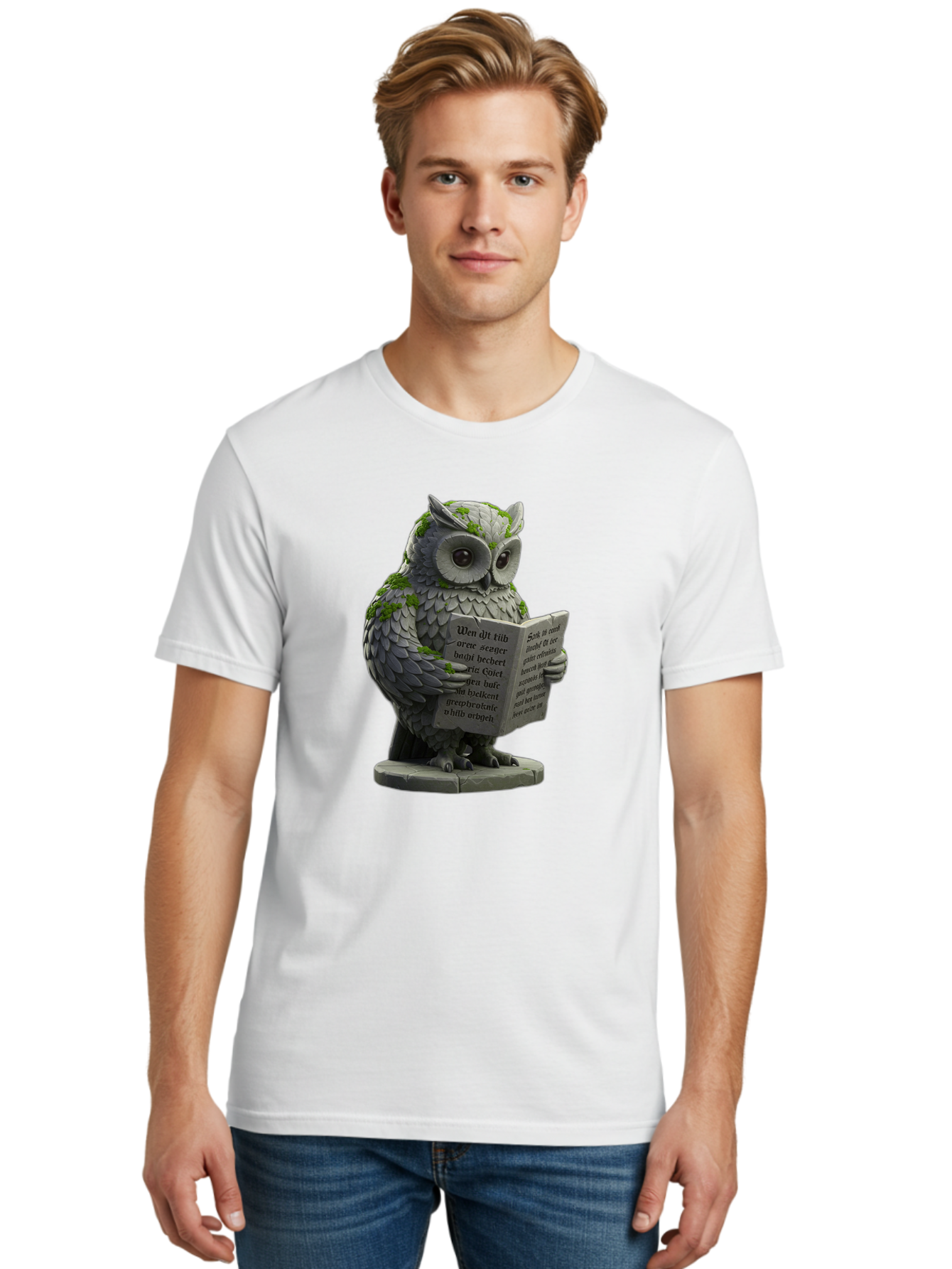 Owl-Reading-5 Men'S Graphic Tee, 100% Cotton, Comfortable Casual Summer Wear, Machine Washable, Vintage Camera, Old Camera, Antique Camera, Black Camera, Classic Photography, Photography Equipment, Nostalgic Device, Film Camera, Camera Art Bao726