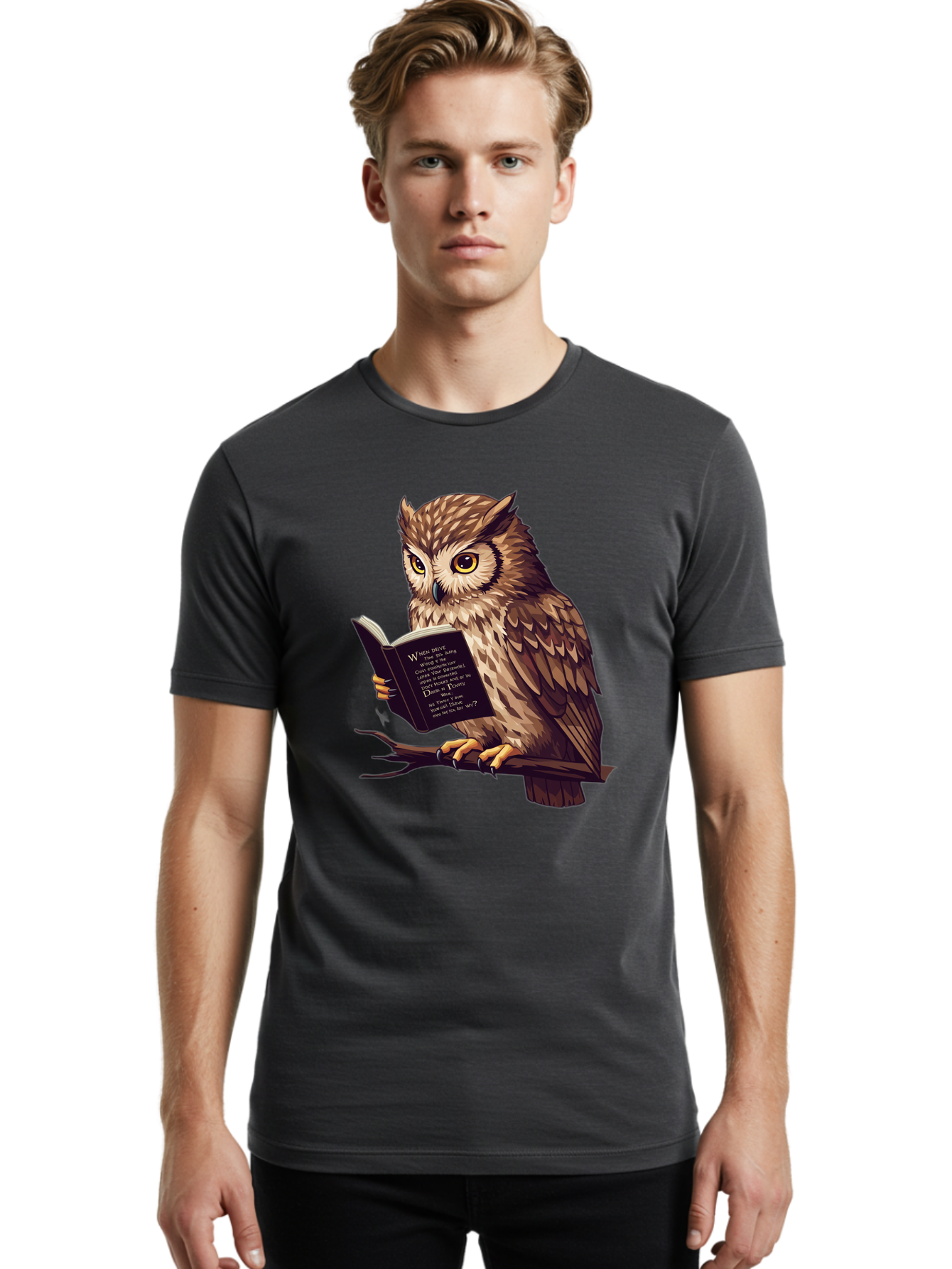 Owl-Reading-Dictionary Men'S Graphic Tee, 100% Cotton, Comfortable Casual Summer Wear, Machine Washable, Vintage Camera, Old Camera, Antique Camera, Black Camera, Classic Photography, Photography Equipment, Nostalgic Device, Film Camera, Bao727