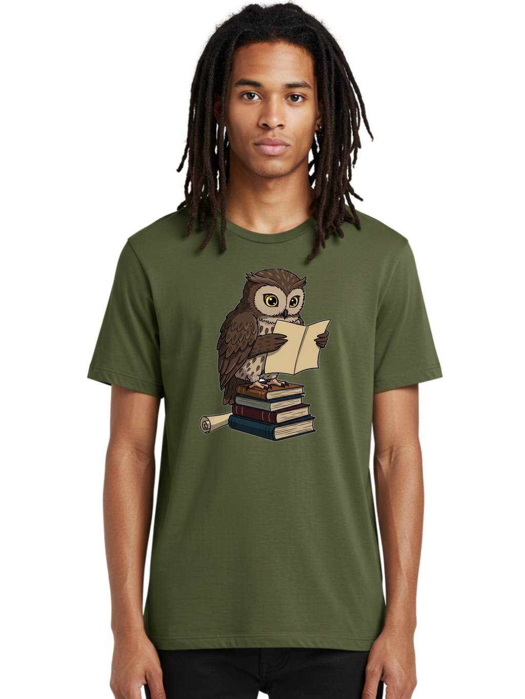 Owl-Reading Men'S Graphic Tee, 100% Cotton, Comfortable Casual Summer Wear, Machine Washable, Vintage Camera, Old Camera, Antique Camera, Black Camera, Classic Photography, Photography Equipment, Nostalgic Device, Film Camera, Camera Art Bao728