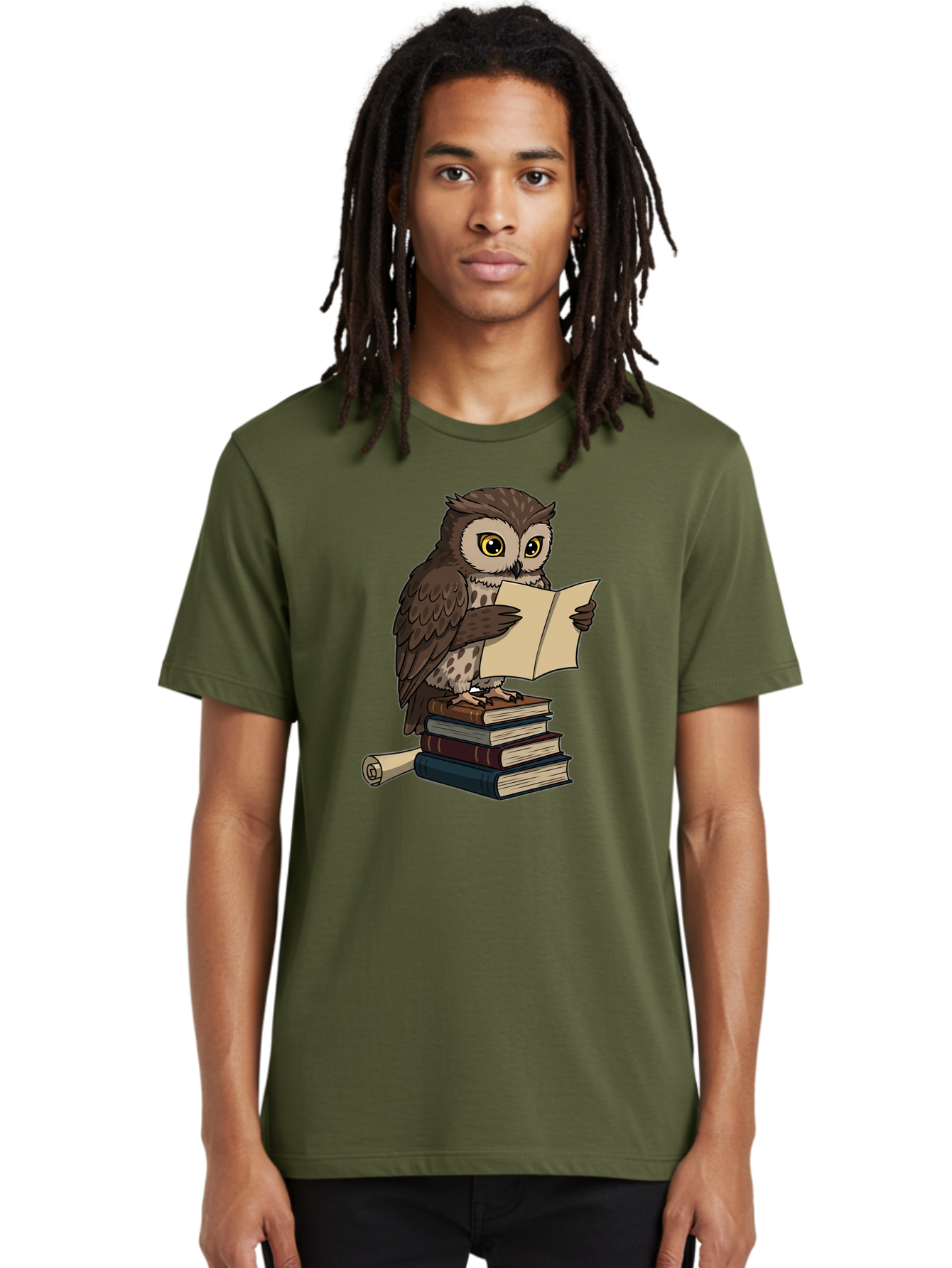 Owl-Reading Men'S Graphic Tee, 100% Cotton, Comfortable Casual Summer Wear, Machine Washable, Vintage Camera, Old Camera, Antique Camera, Black Camera, Classic Photography, Photography Equipment, Nostalgic Device, Film Camera, Camera Art Bao728