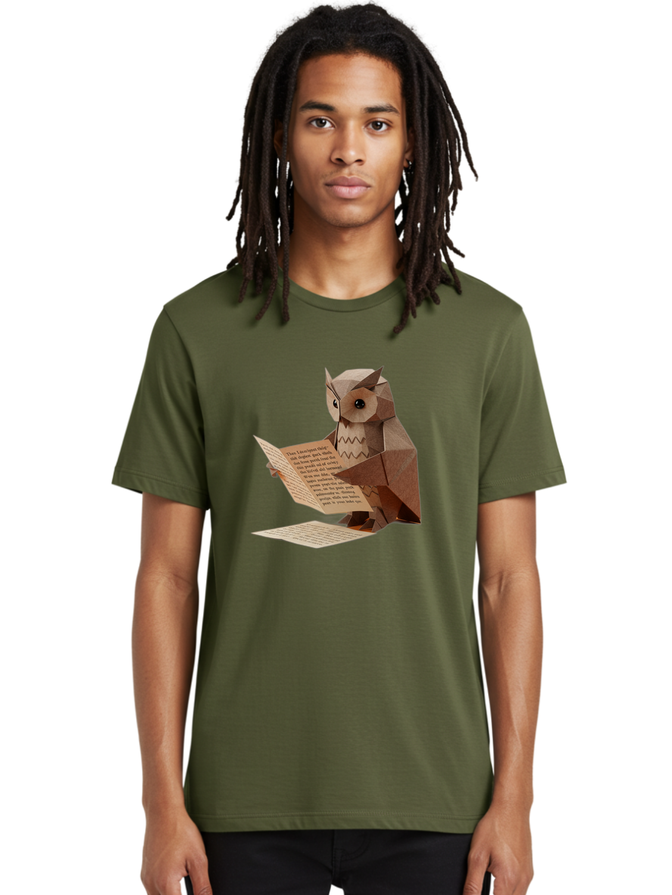 Paper-Owl-Reading Men'S Graphic Tee, 100% Cotton, Comfortable Casual Summer Wear, Machine Washable, Vintage Camera, Old Camera, Antique Camera, Black Camera, Classic Photography, Photography Equipment, Nostalgic Device, Film Camera, Camera Art Bao729