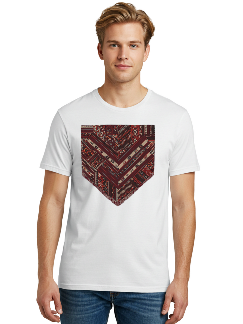 Patterned-Rug Men'S Graphic Tee, 100% Cotton, Comfortable Casual Summer Wear, Machine Washable, Vintage Camera, Old Camera, Antique Camera, Black Camera, Classic Photography, Photography Equipment, Nostalgic Device, Film Camera, Camera Art Bao733