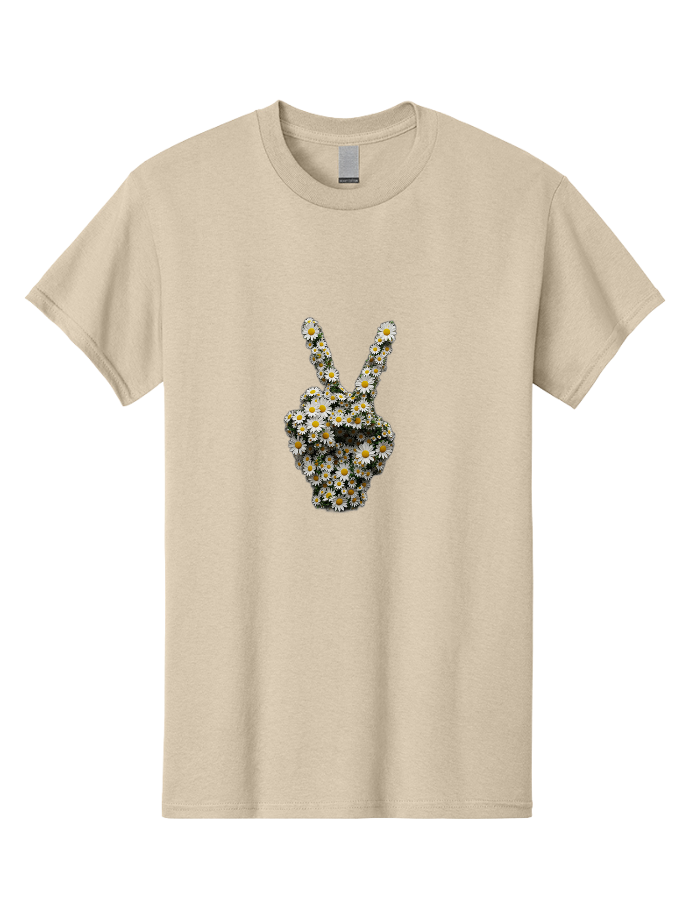 Peace-Sign-Daisies Men'S Graphic Tee, 100% Cotton, Comfortable Casual Summer Wear, Machine Washable, Vintage Camera, Old Camera, Antique Camera, Black Camera, Classic Photography, Photography Equipment, Nostalgic Device, Film Camera, Bao735
