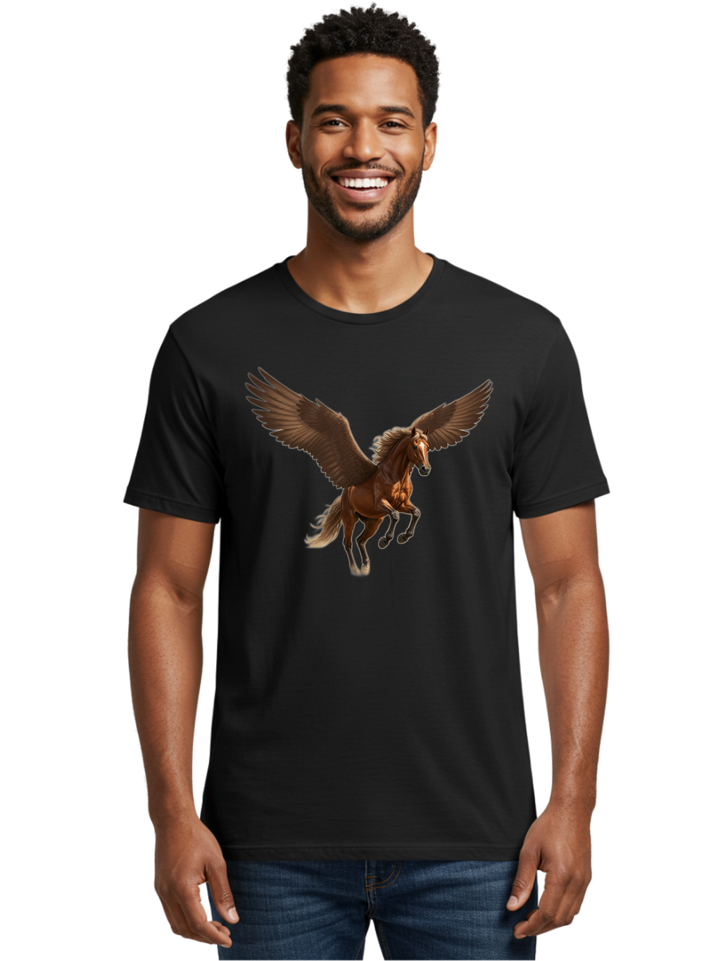 Pegasus Men'S Graphic Tee, 100% Cotton, Comfortable Casual Summer Wear, Machine Washable, Vintage Camera, Old Camera, Antique Camera, Black Camera, Classic Photography, Photography Equipment, Nostalgic Device, Film Camera, Camera Art Bao738