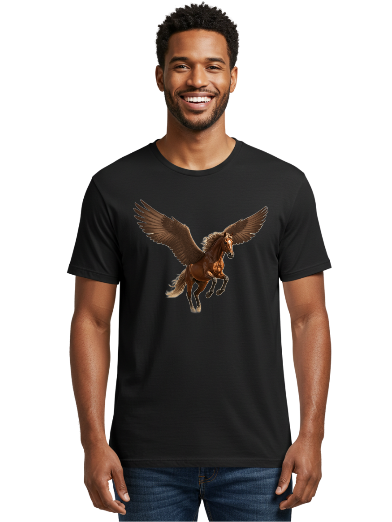 Pegasus Men'S Graphic Tee, 100% Cotton, Comfortable Casual Summer Wear, Machine Washable, Vintage Camera, Old Camera, Antique Camera, Black Camera, Classic Photography, Photography Equipment, Nostalgic Device, Film Camera, Camera Art Bao738