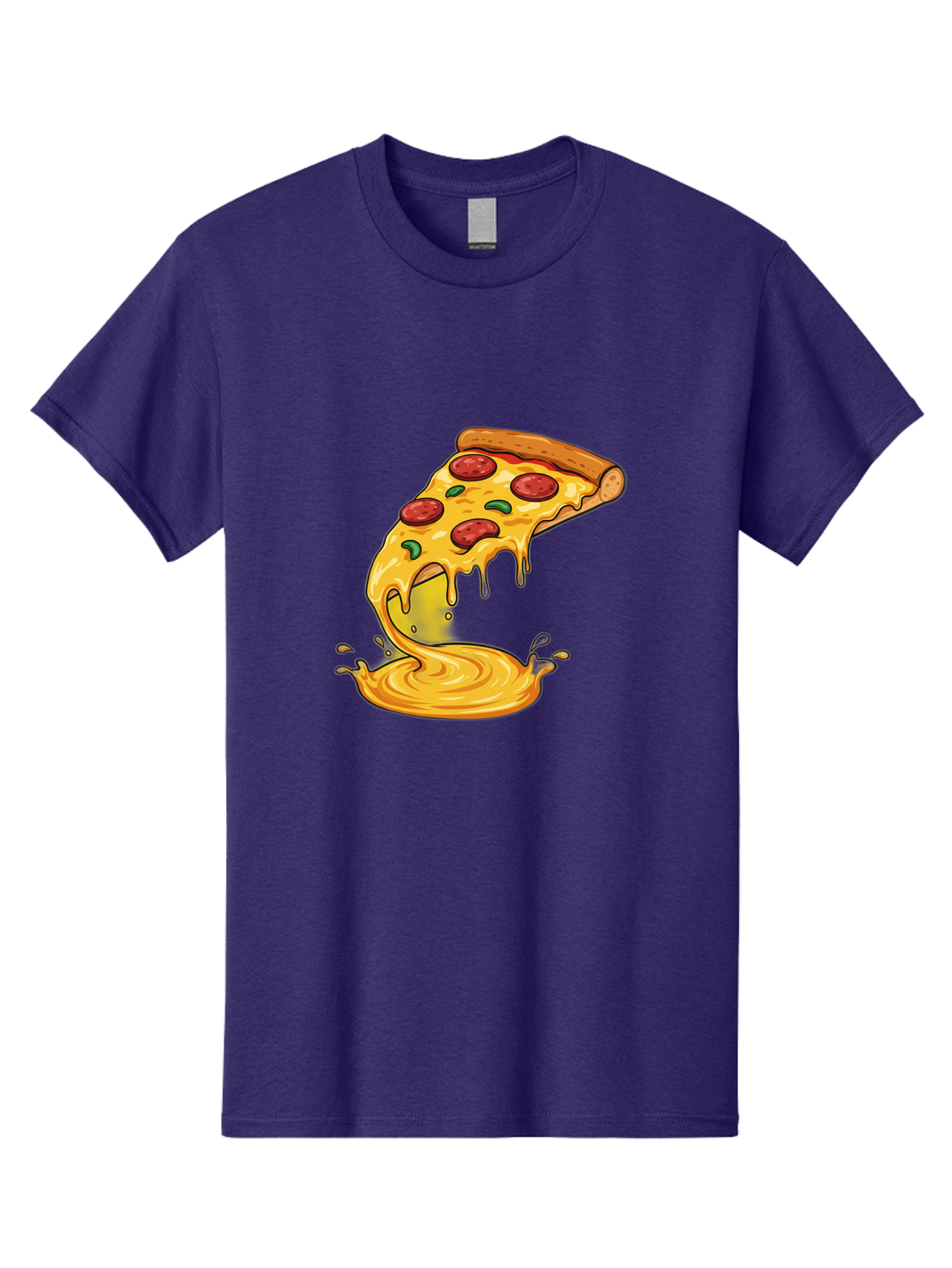 Pepperoni-Pizza-Slice Men'S Graphic Tee, 100% Cotton, Comfortable Casual Summer Wear, Machine Washable, Vintage Camera, Old Camera, Antique Camera, Black Camera, Classic Photography, Photography Equipment, Nostalgic Device, Film Camera, Bao740