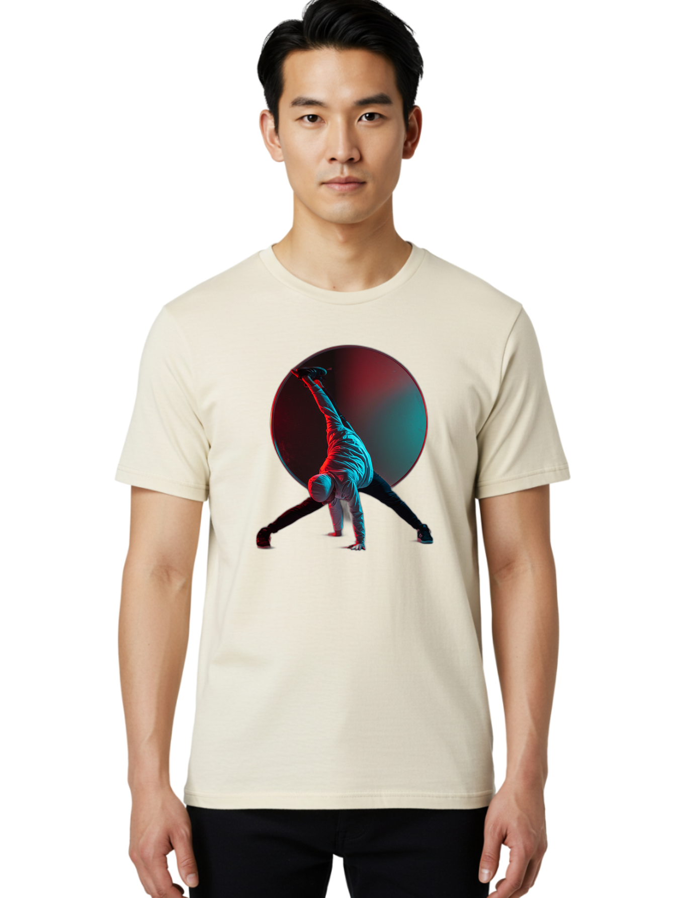 Person-Doing-Yoga-Pose Men'S Graphic Tee, 100% Cotton, Comfortable Casual Summer Wear, Machine Washable, Vintage Camera, Old Camera, Antique Camera, Black Camera, Classic Photography, Photography Equipment, Nostalgic Device, Film Camera, Bao741