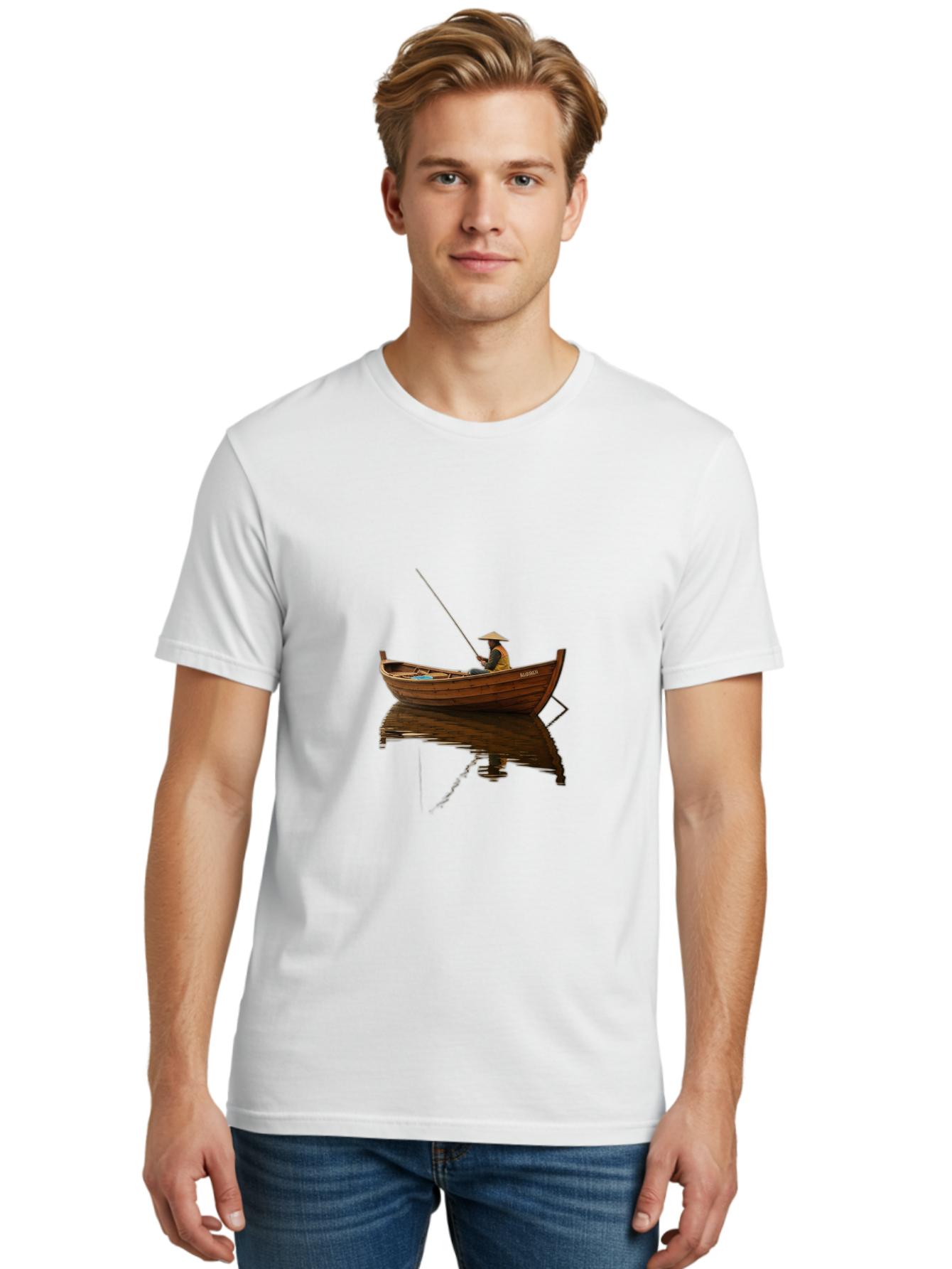 Person-In-Boat Men'S Graphic Tee, 100% Cotton, Comfortable Casual Summer Wear, Machine Washable, Vintage Camera, Old Camera, Antique Camera, Black Camera, Classic Photography, Photography Equipment, Nostalgic Device, Film Camera, Camera Art Bao742