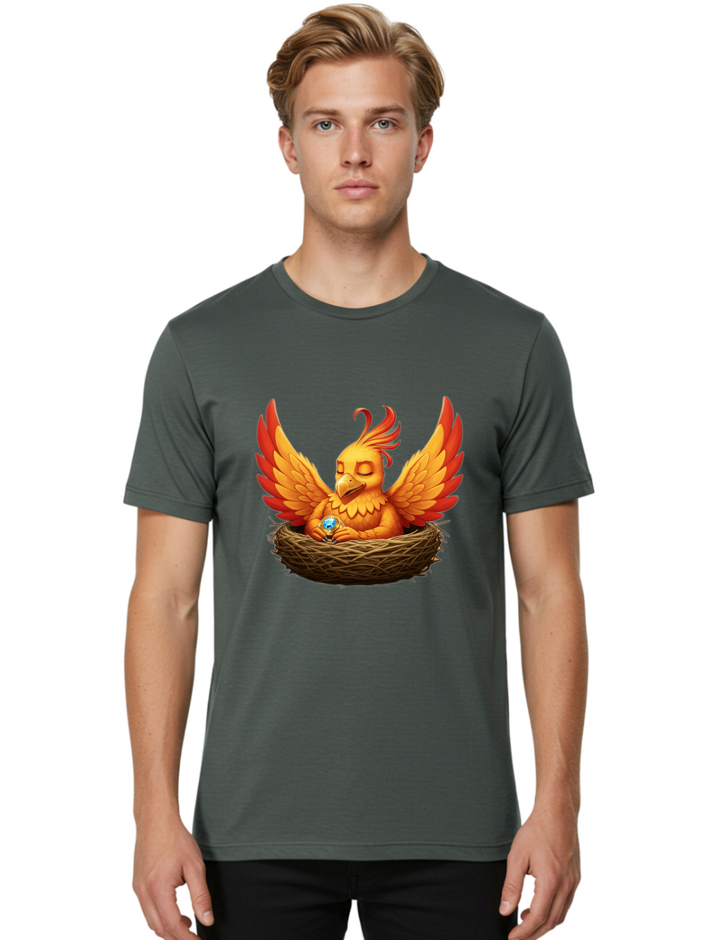 Phoenix-In-Nest Men'S Graphic Tee, 100% Cotton, Comfortable Casual Summer Wear, Machine Washable, Vintage Camera, Old Camera, Antique Camera, Black Camera, Classic Photography, Photography Equipment, Nostalgic Device, Film Camera, Camera Art Bao744