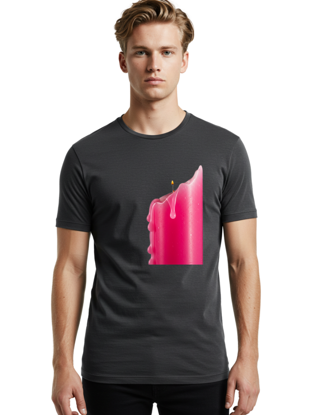 Pink-Candle Men'S Graphic Tee, 100% Cotton, Comfortable Casual Summer Wear, Machine Washable, Vintage Camera, Old Camera, Antique Camera, Black Camera, Classic Photography, Photography Equipment, Nostalgic Device, Film Camera, Camera Art Bao745