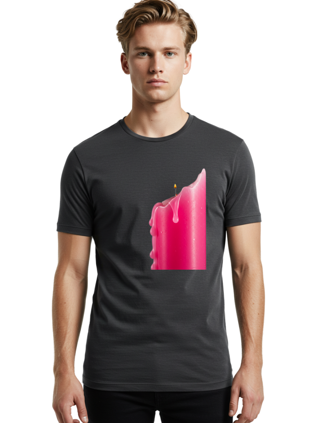 Pink-Candle Men'S Graphic Tee, 100% Cotton, Comfortable Casual Summer Wear, Machine Washable, Vintage Camera, Old Camera, Antique Camera, Black Camera, Classic Photography, Photography Equipment, Nostalgic Device, Film Camera, Camera Art Bao745