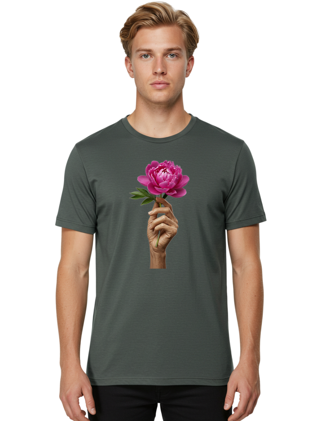 Pink-Peony Men'S Graphic Tee, 100% Cotton, Comfortable Casual Summer Wear, Machine Washable, Vintage Camera, Old Camera, Antique Camera, Black Camera, Classic Photography, Photography Equipment, Nostalgic Device, Film Camera, Camera Art Bao749