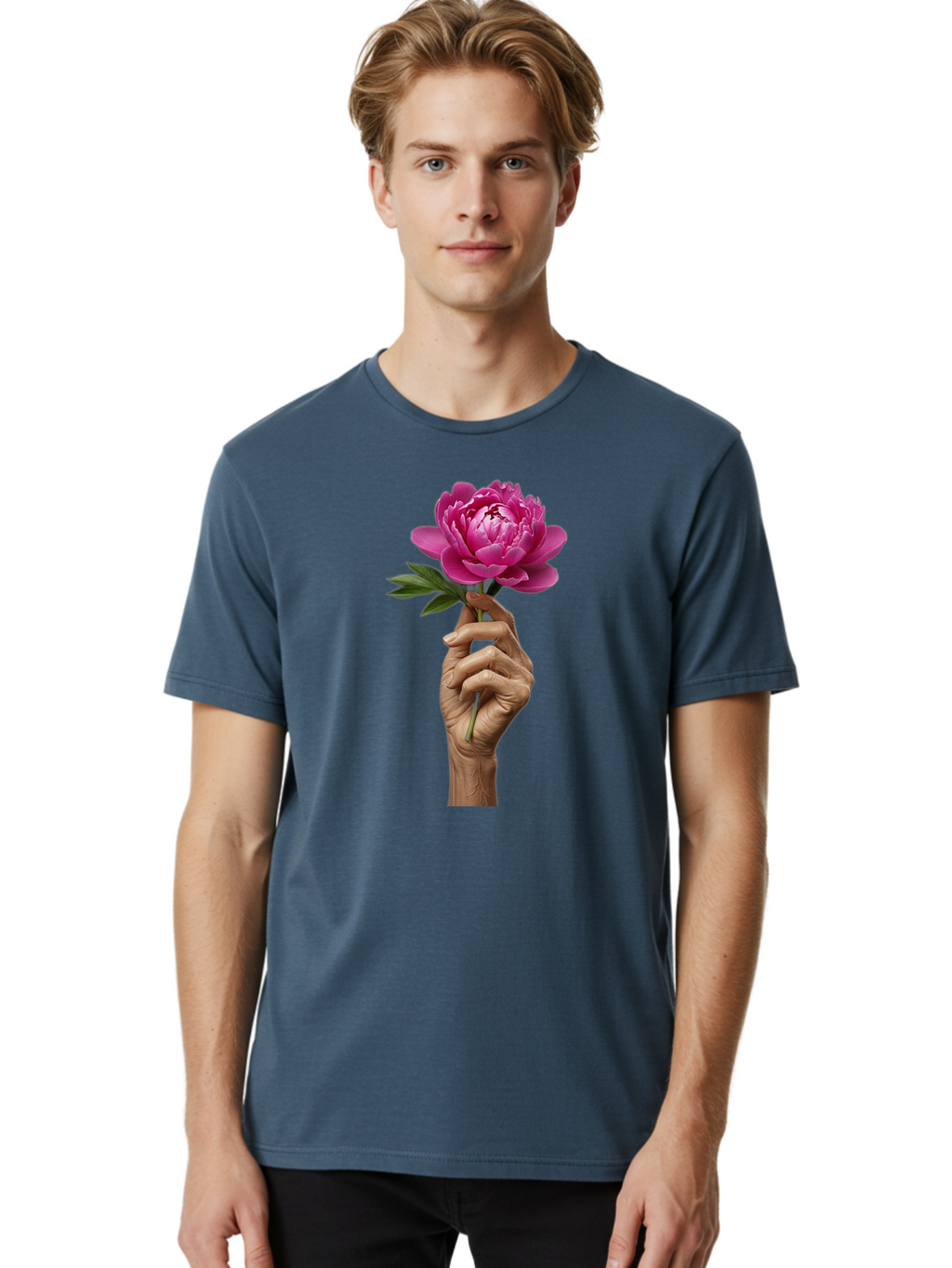 Pink-Peony Men'S Graphic Tee, 100% Cotton, Comfortable Casual Summer Wear, Machine Washable, Vintage Camera, Old Camera, Antique Camera, Black Camera, Classic Photography, Photography Equipment, Nostalgic Device, Film Camera, Camera Art Bao749