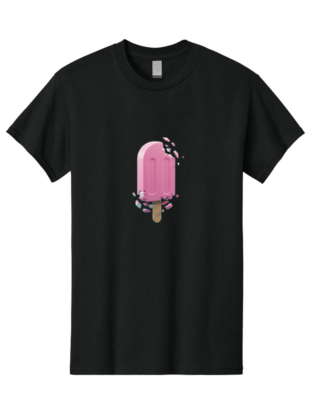 Pink-Popsicle-1 Men'S Graphic Tee, 100% Cotton, Comfortable Casual Summer Wear, Machine Washable, Vintage Camera, Old Camera, Antique Camera, Black Camera, Classic Photography, Photography Equipment, Nostalgic Device, Film Camera, Camera Art Bao750
