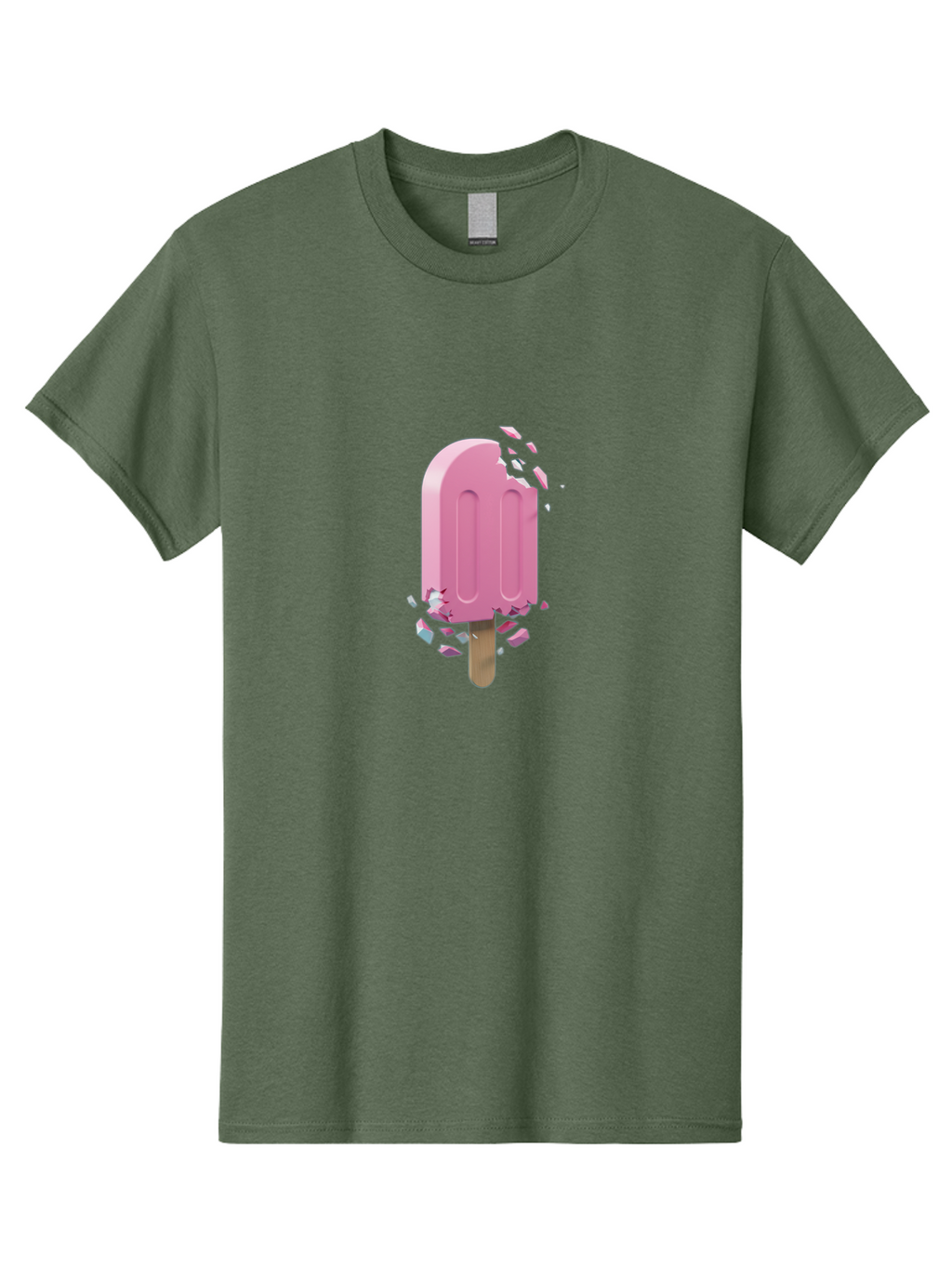 Pink-Popsicle-1 Men'S Graphic Tee, 100% Cotton, Comfortable Casual Summer Wear, Machine Washable, Vintage Camera, Old Camera, Antique Camera, Black Camera, Classic Photography, Photography Equipment, Nostalgic Device, Film Camera, Camera Art Bao750