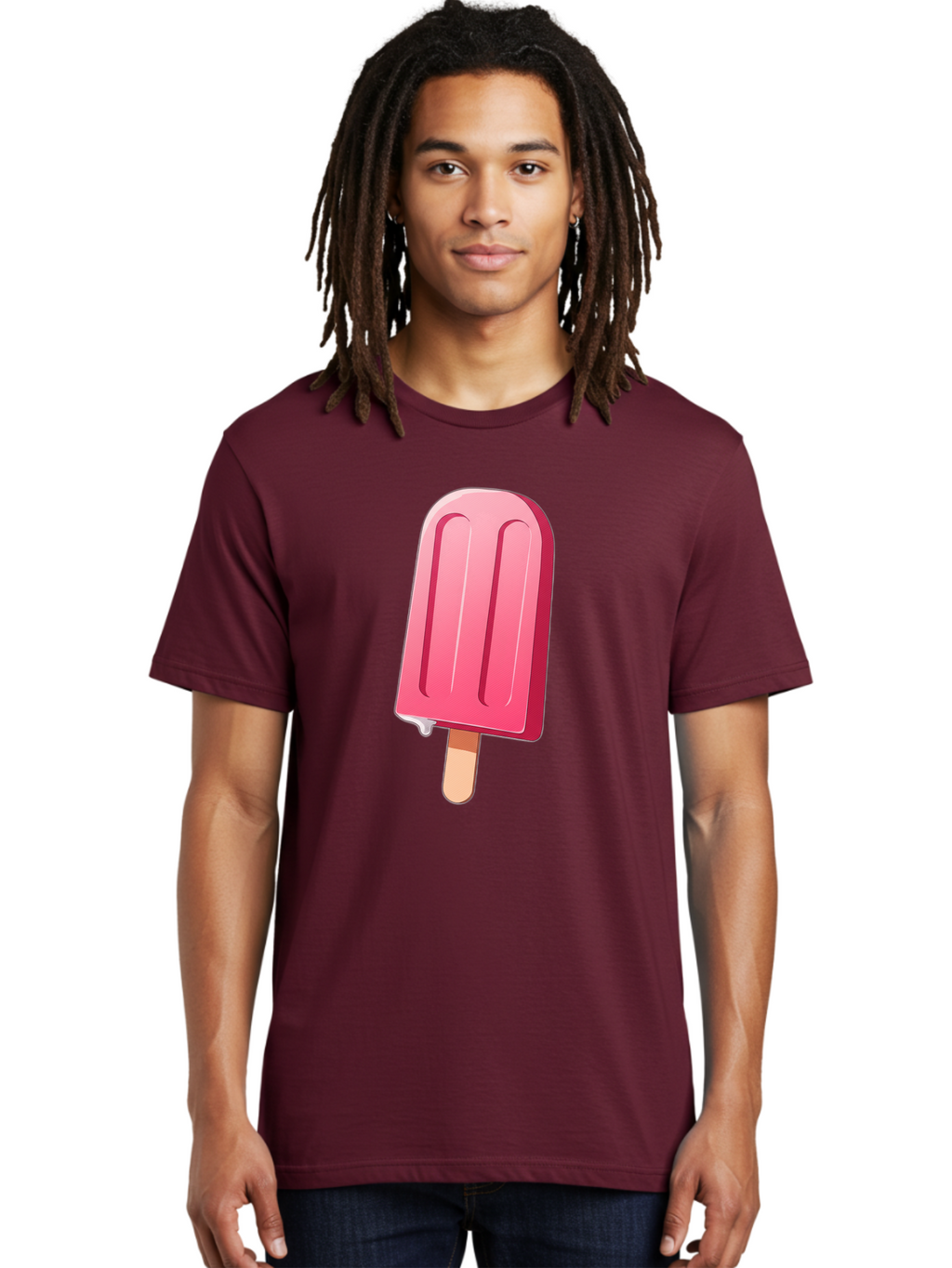 Pink-Popsicle Men'S Graphic Tee, 100% Cotton, Comfortable Casual Summer Wear, Machine Washable, Vintage Camera, Old Camera, Antique Camera, Black Camera, Classic Photography, Photography Equipment, Nostalgic Device, Film Camera, Camera Art Bao751
