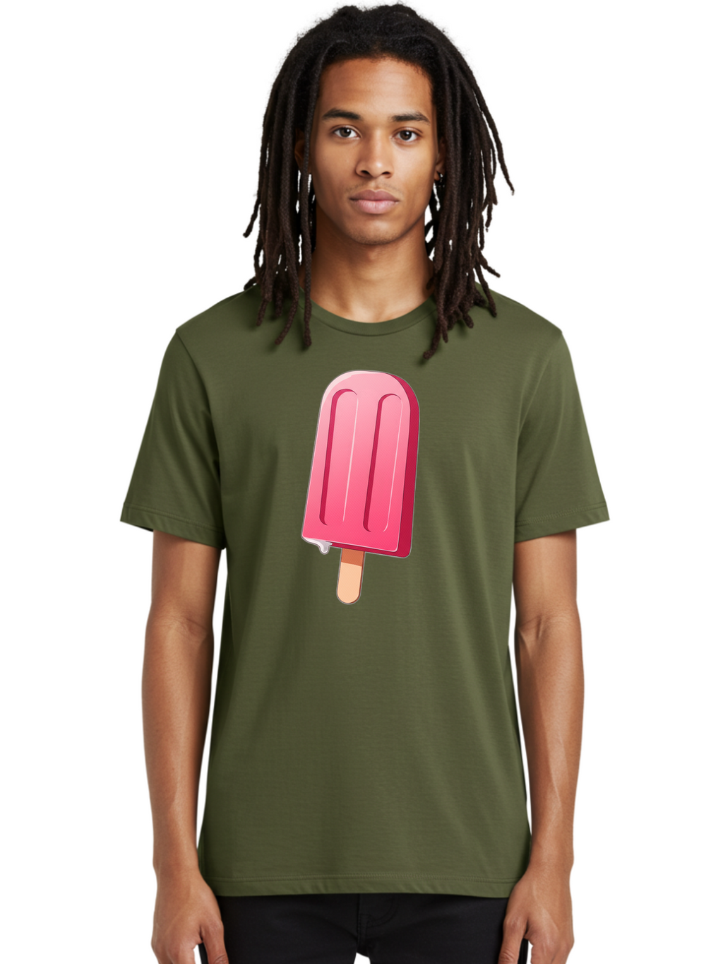 Pink-Popsicle Men'S Graphic Tee, 100% Cotton, Comfortable Casual Summer Wear, Machine Washable, Vintage Camera, Old Camera, Antique Camera, Black Camera, Classic Photography, Photography Equipment, Nostalgic Device, Film Camera, Camera Art Bao751